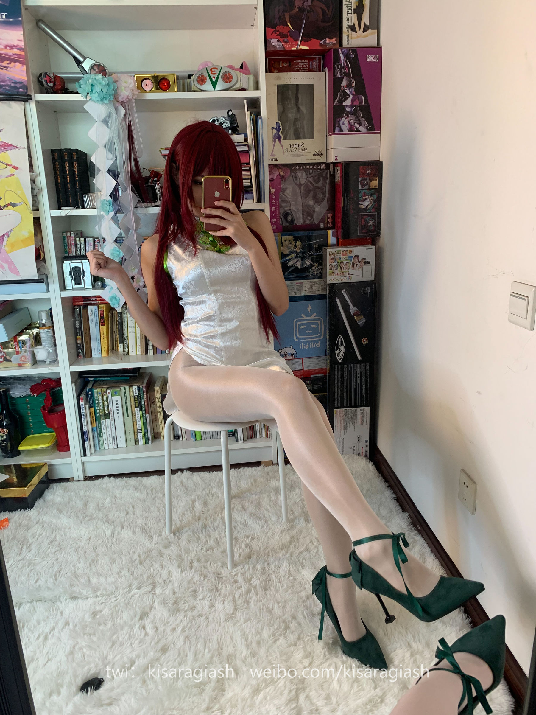 动漫博主如月灰 - 斯卡哈旗袍-图24