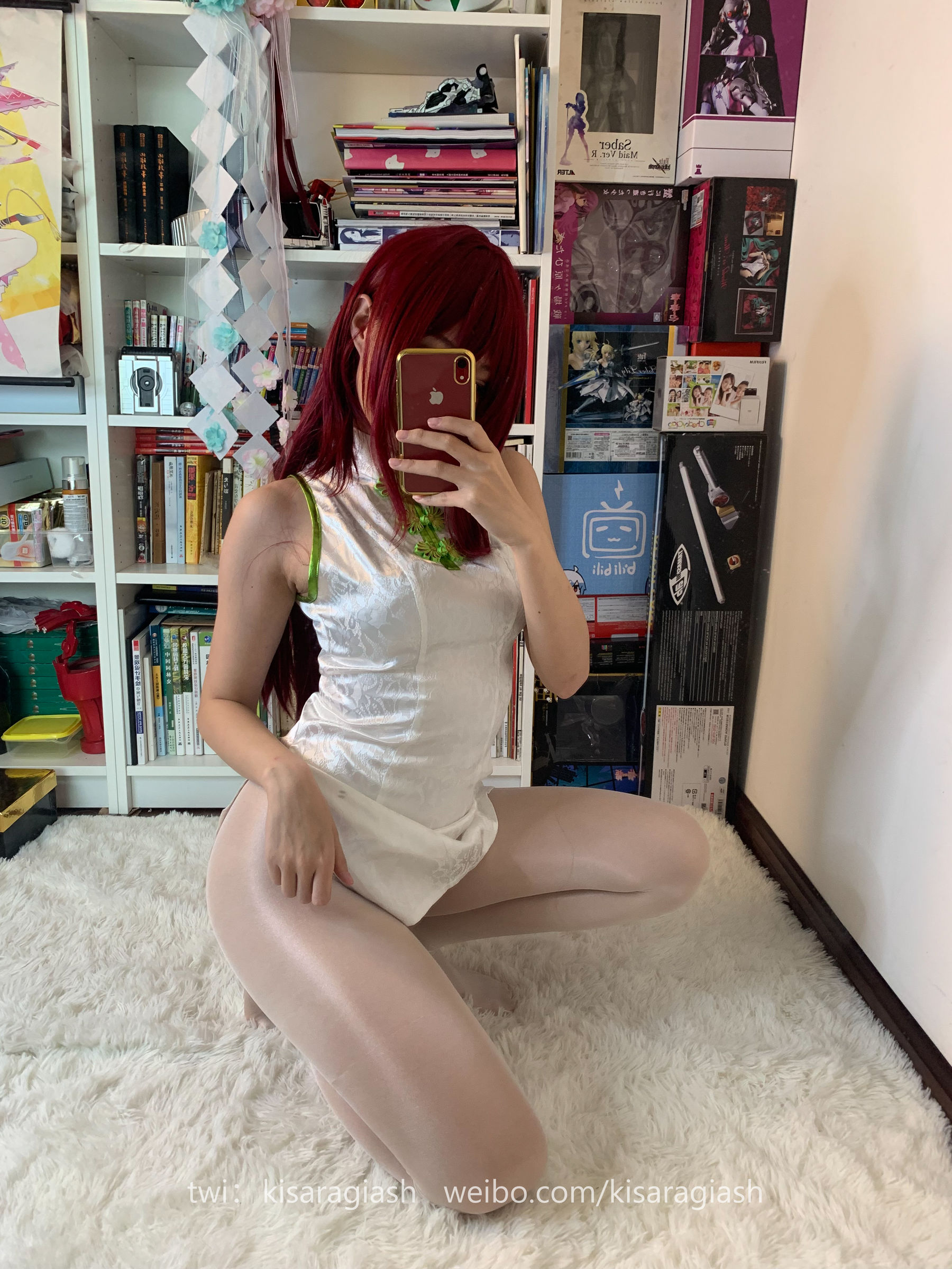 动漫博主如月灰 - 斯卡哈旗袍-图3