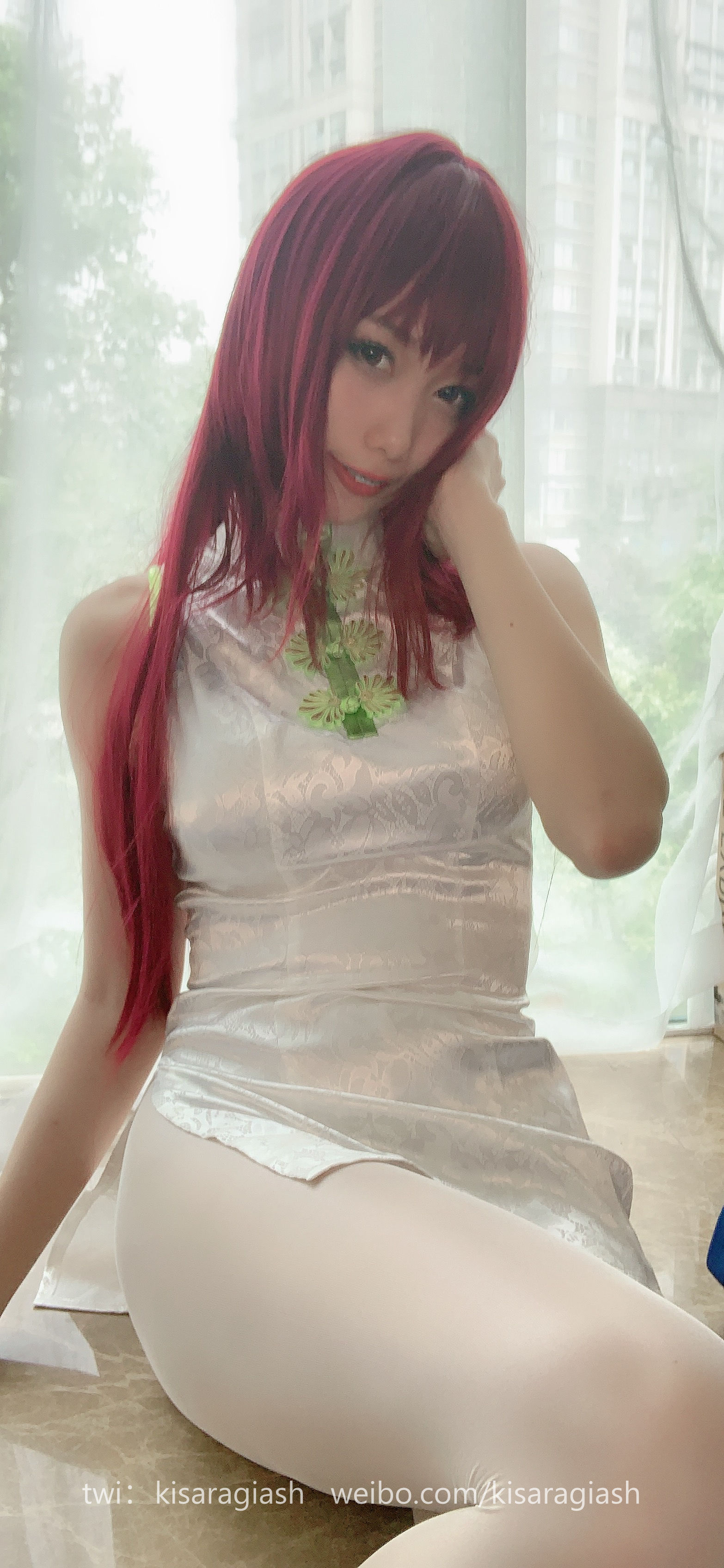 动漫博主如月灰 - 斯卡哈旗袍-图78