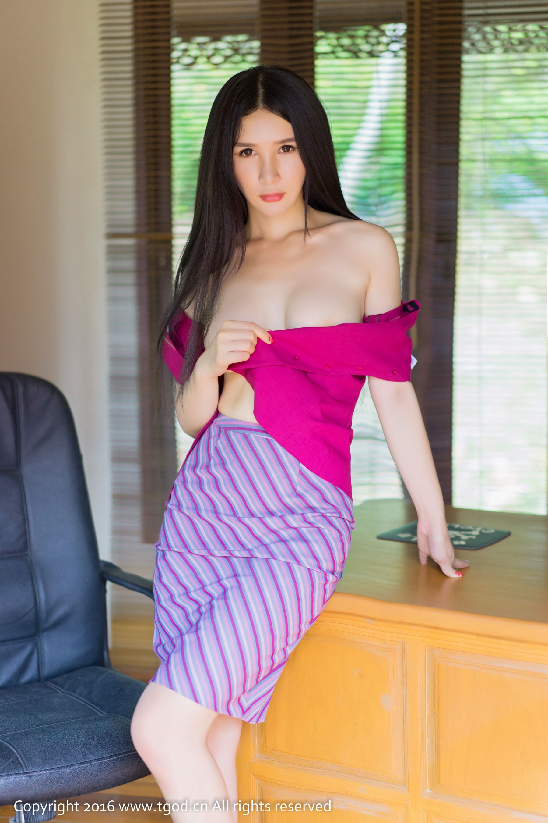 顾欣怡《透视蕾丝+空姐制服》-图9