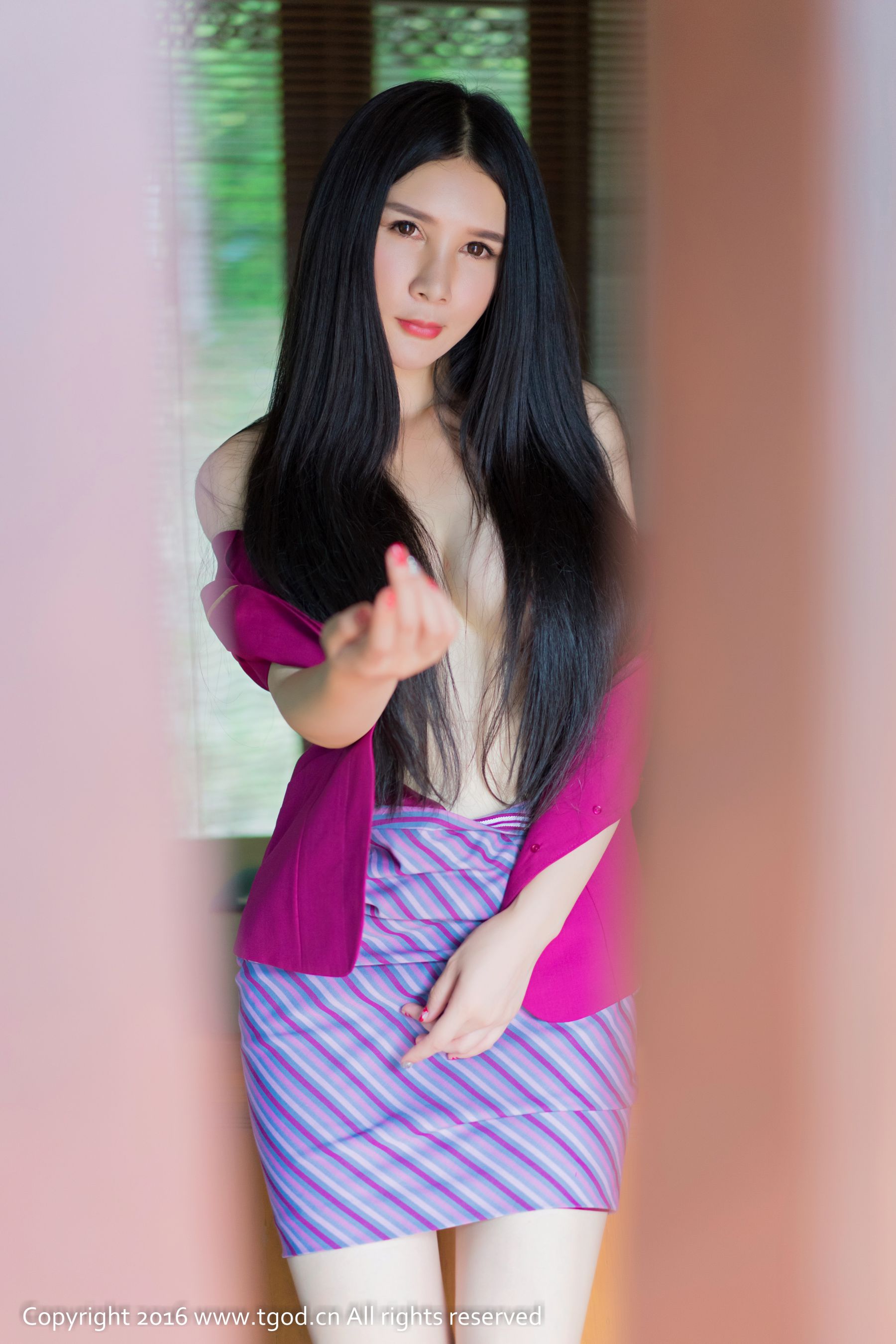 顾欣怡《透视蕾丝+空姐制服》-图19
