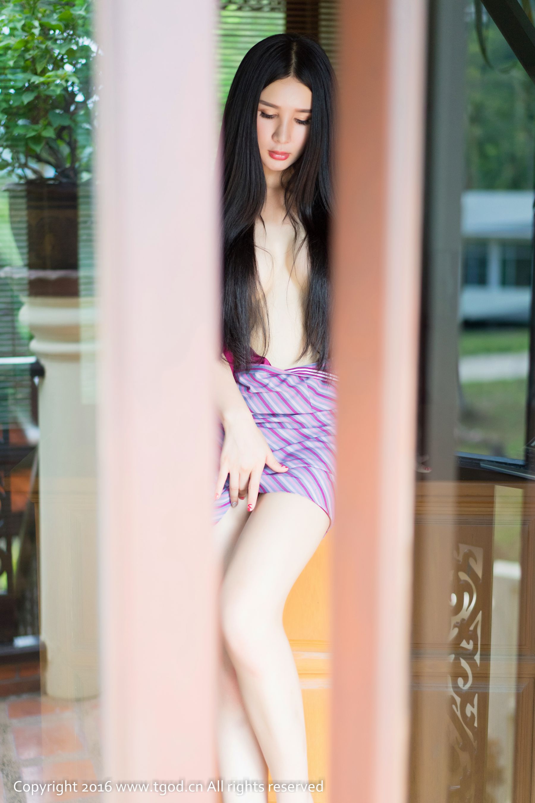 顾欣怡《透视蕾丝+空姐制服》-图20
