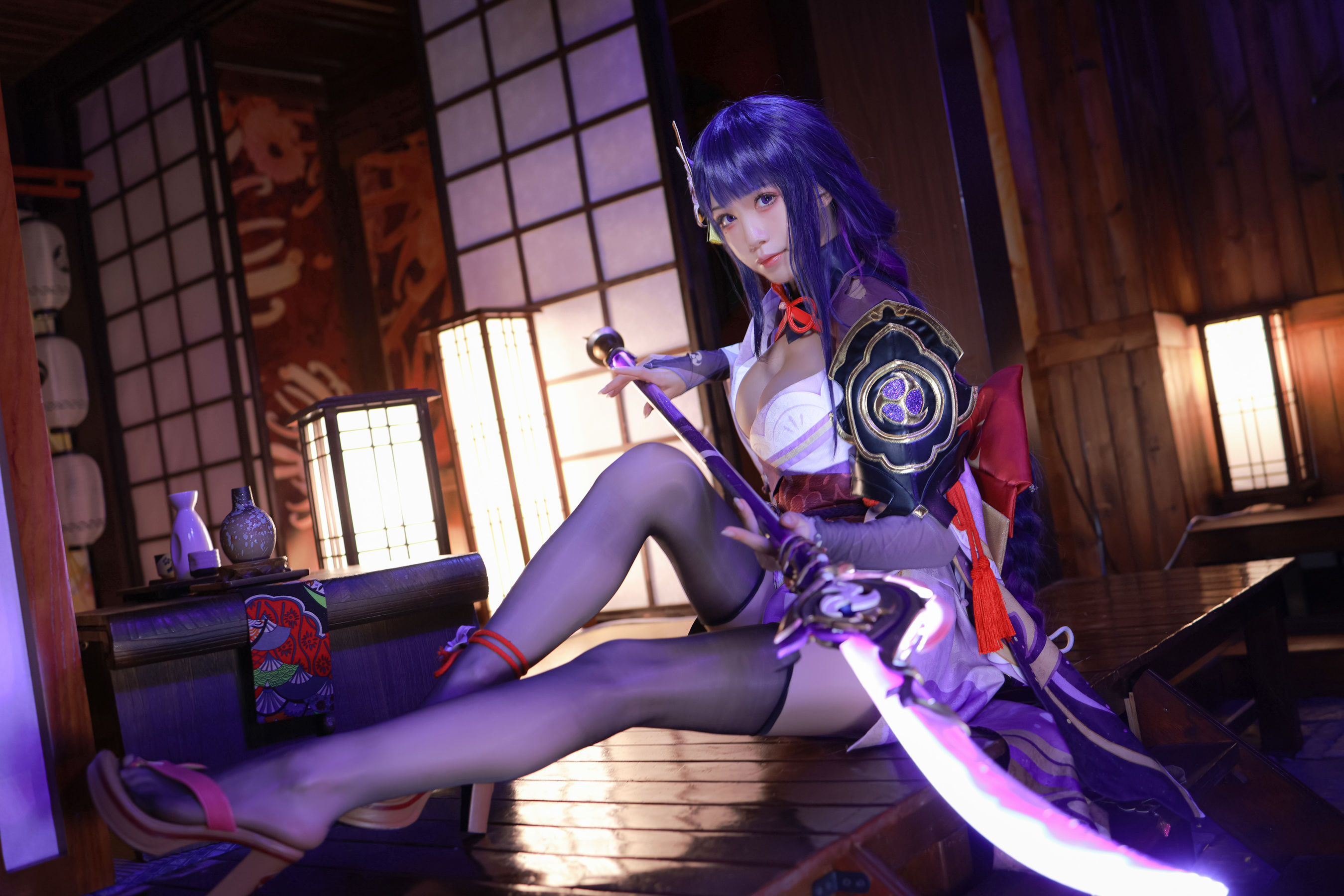 动漫博主水淼aqua - 雷电将军-图0