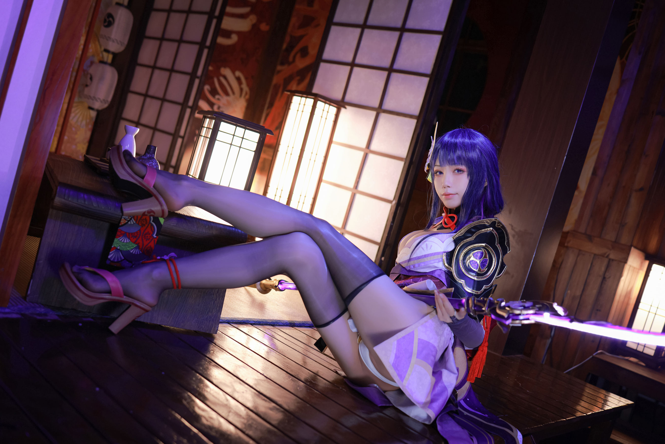 动漫博主水淼aqua - 雷电将军-图1