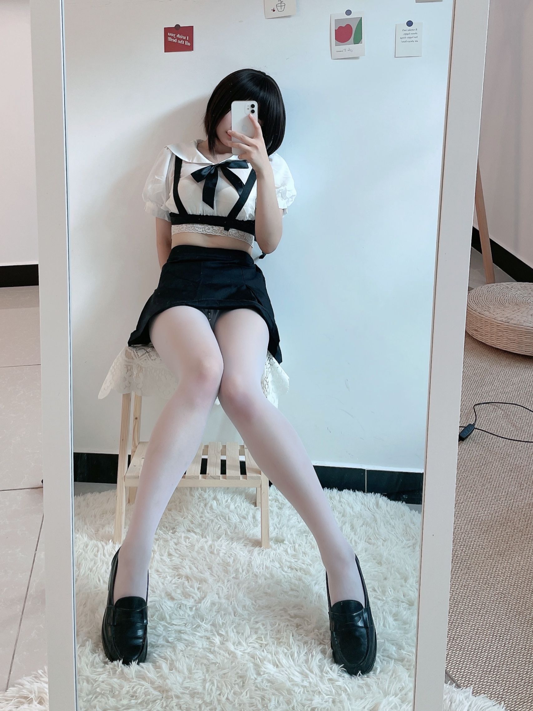 动漫博主田璐璐 - 白丝短裙-图22