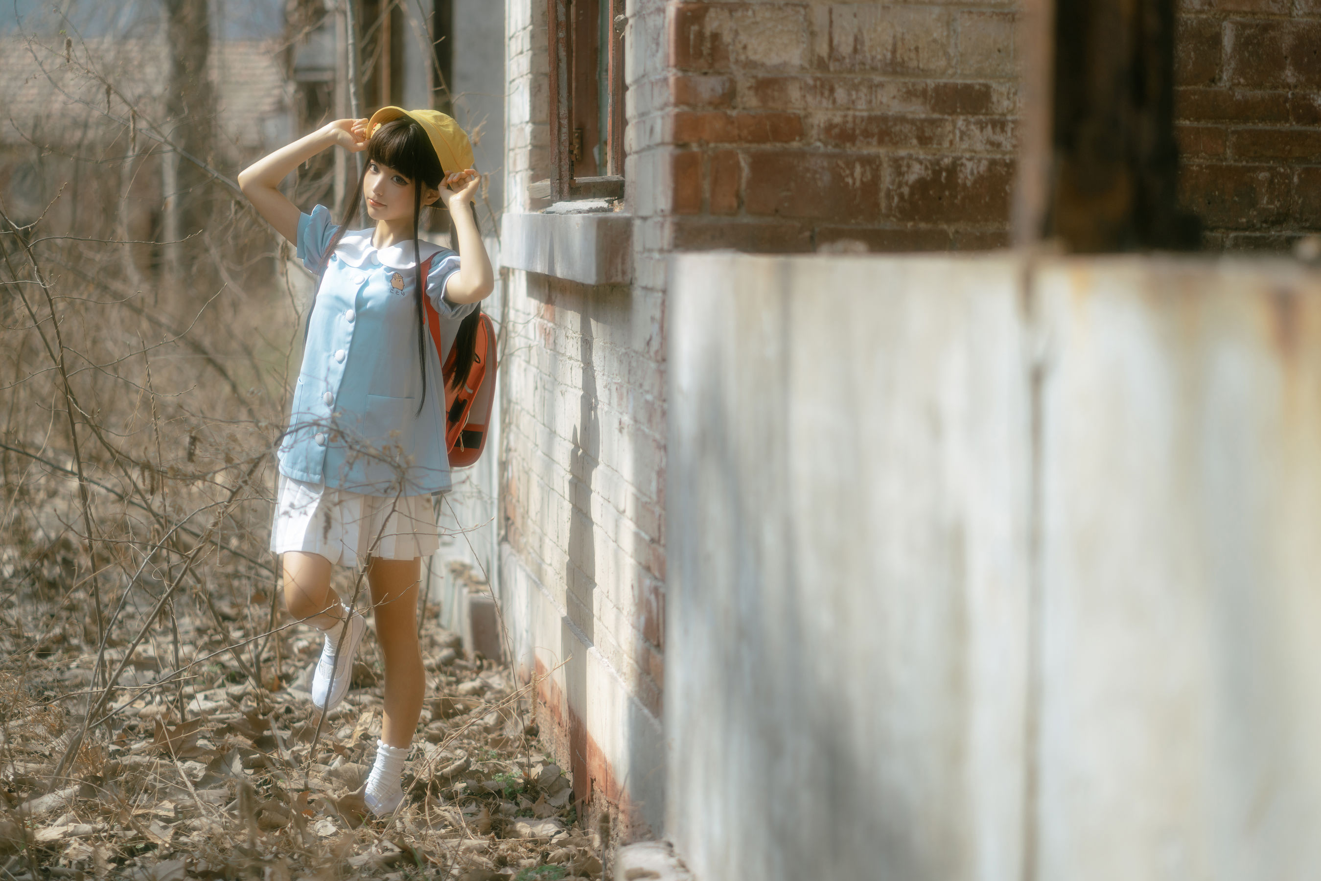 动漫博主蠢沫沫 - 小黄帽 绅士版-图1