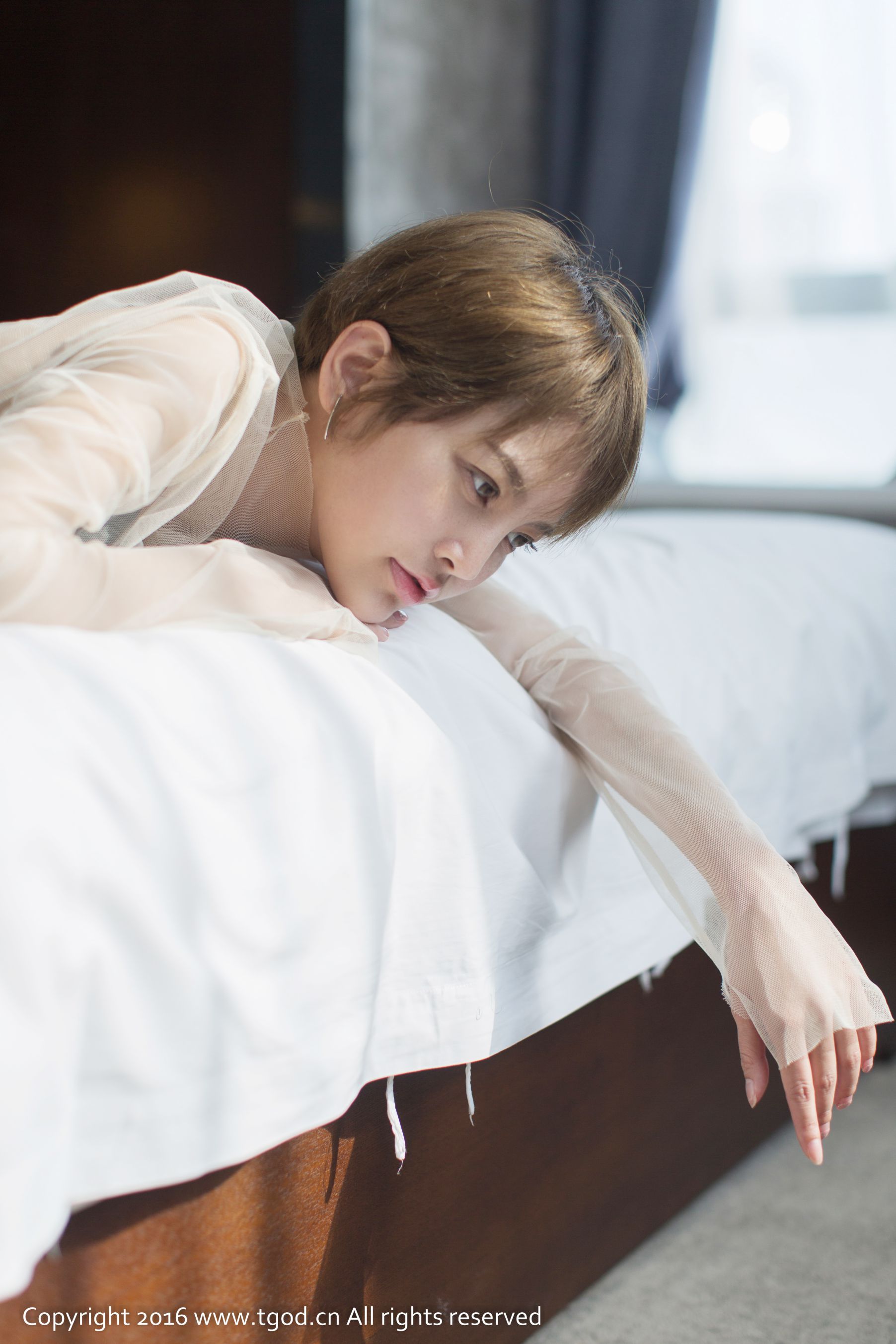 lynne黎茉《透视装短发妹子》-图26