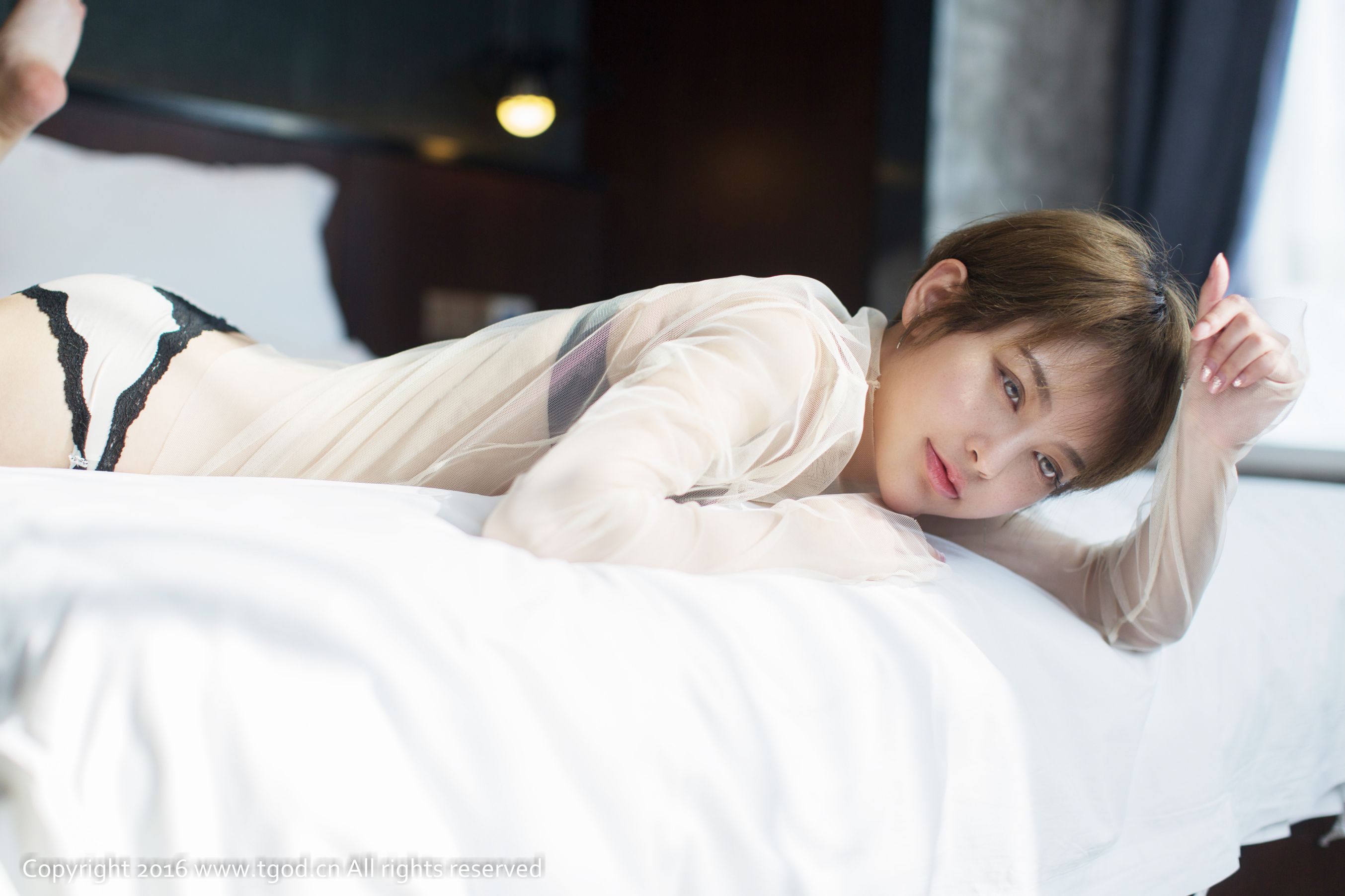 lynne黎茉《透视装短发妹子》-图27