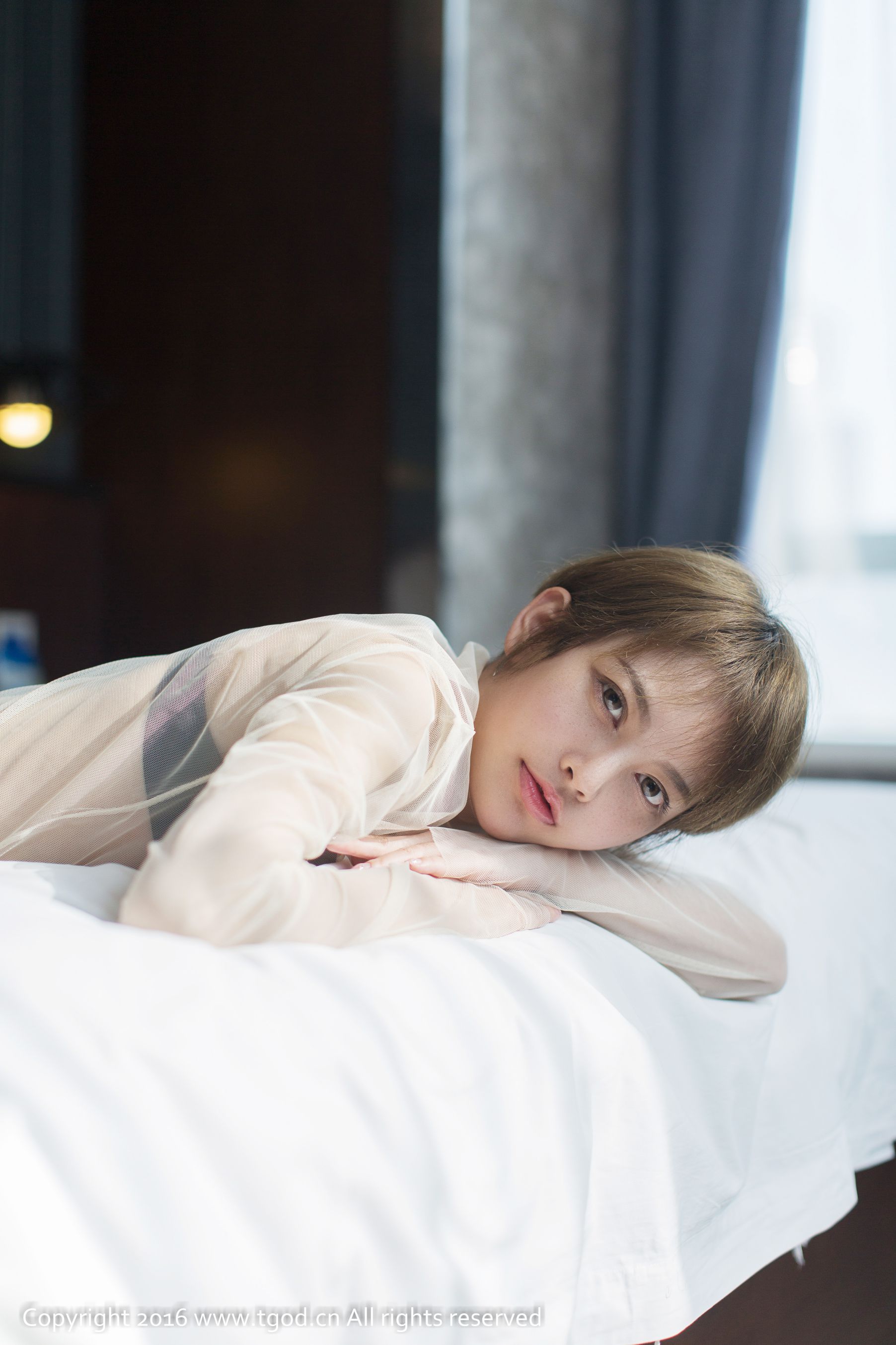 lynne黎茉《透视装短发妹子》-图28