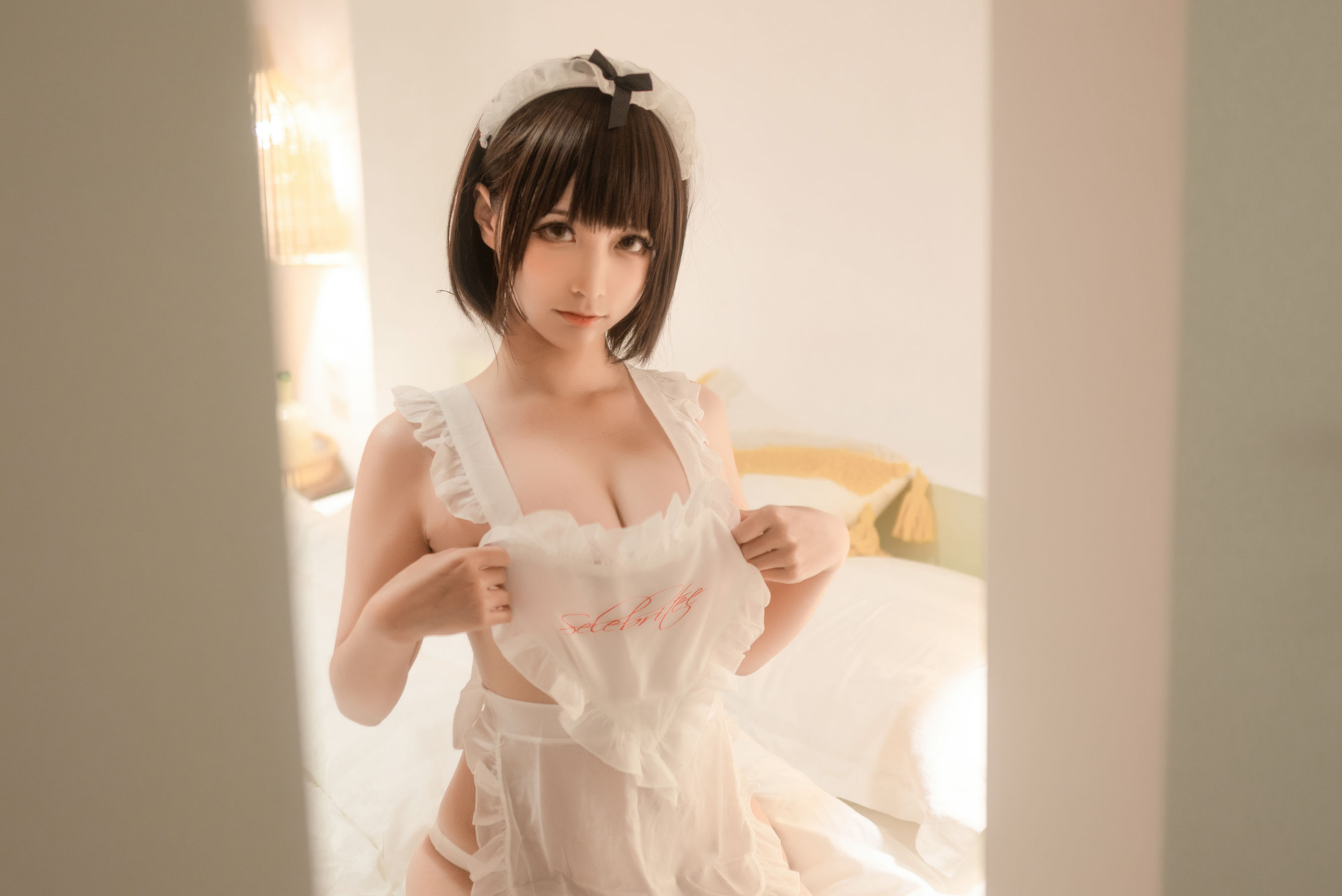 动漫博主蠢沫沫 - 爱心围裙-图0