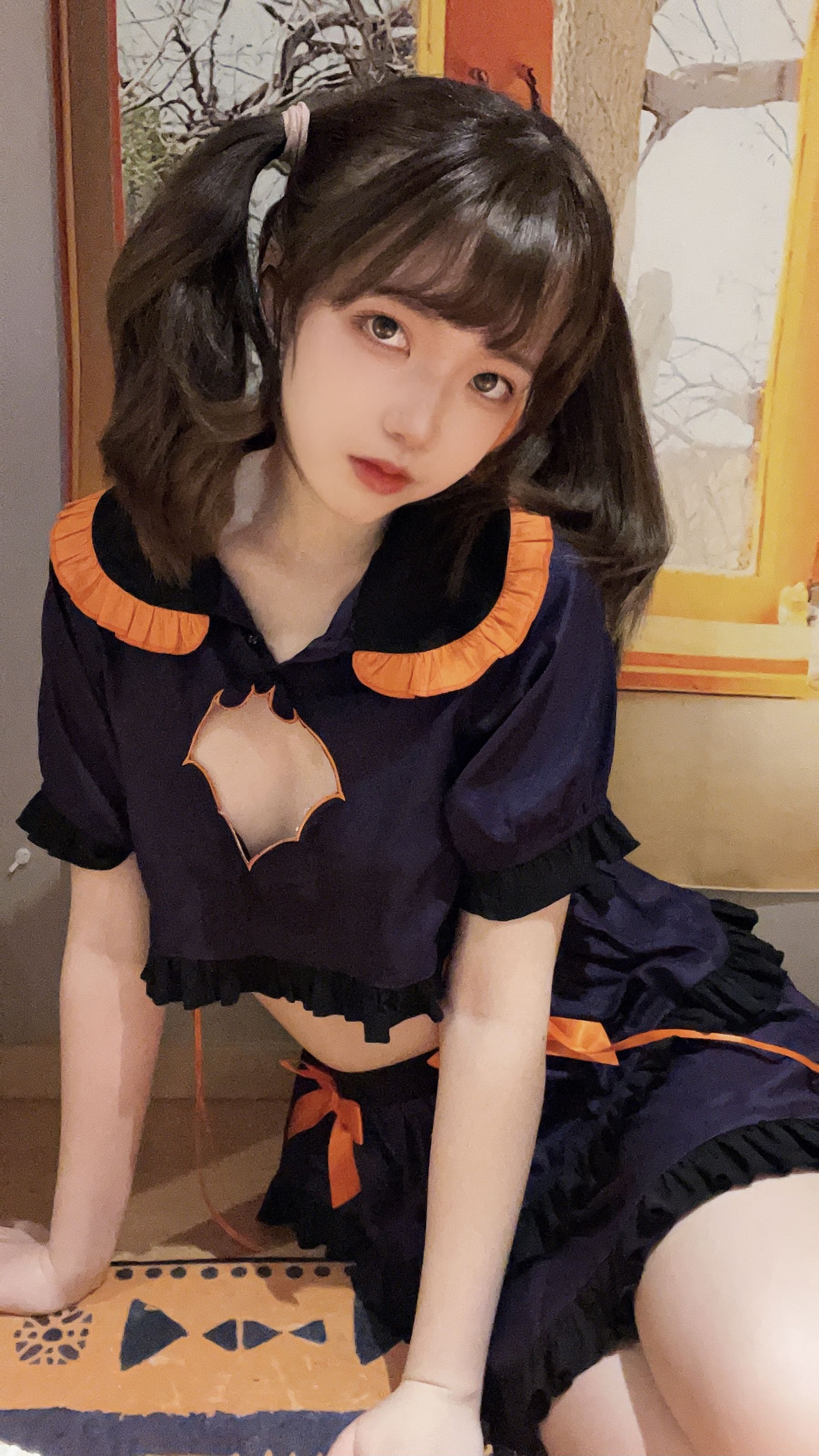 可爱妹子Fushii_海堂 - 万圣节-图1