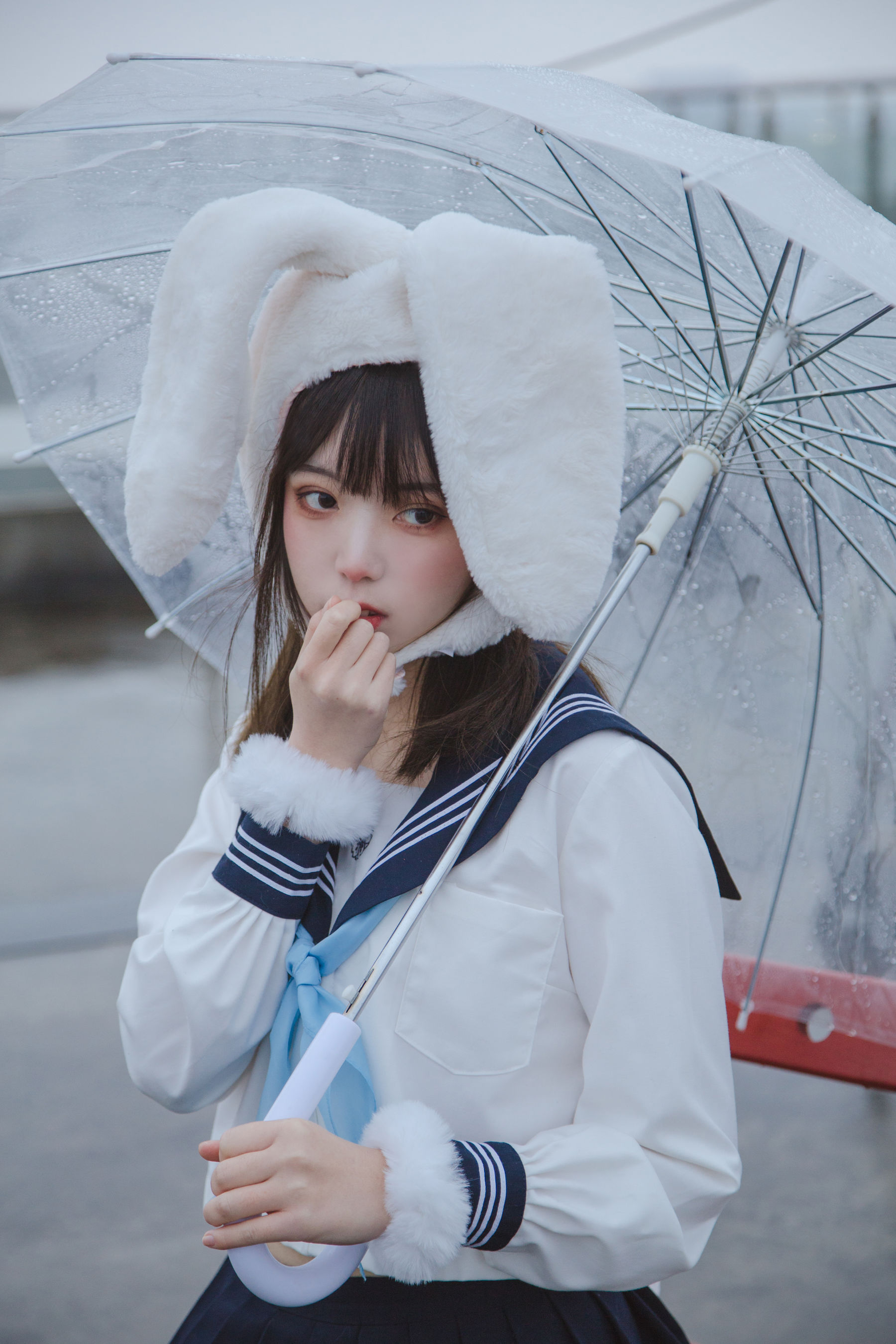 可爱妹子Fushii_海堂 - 兔兔头-图1