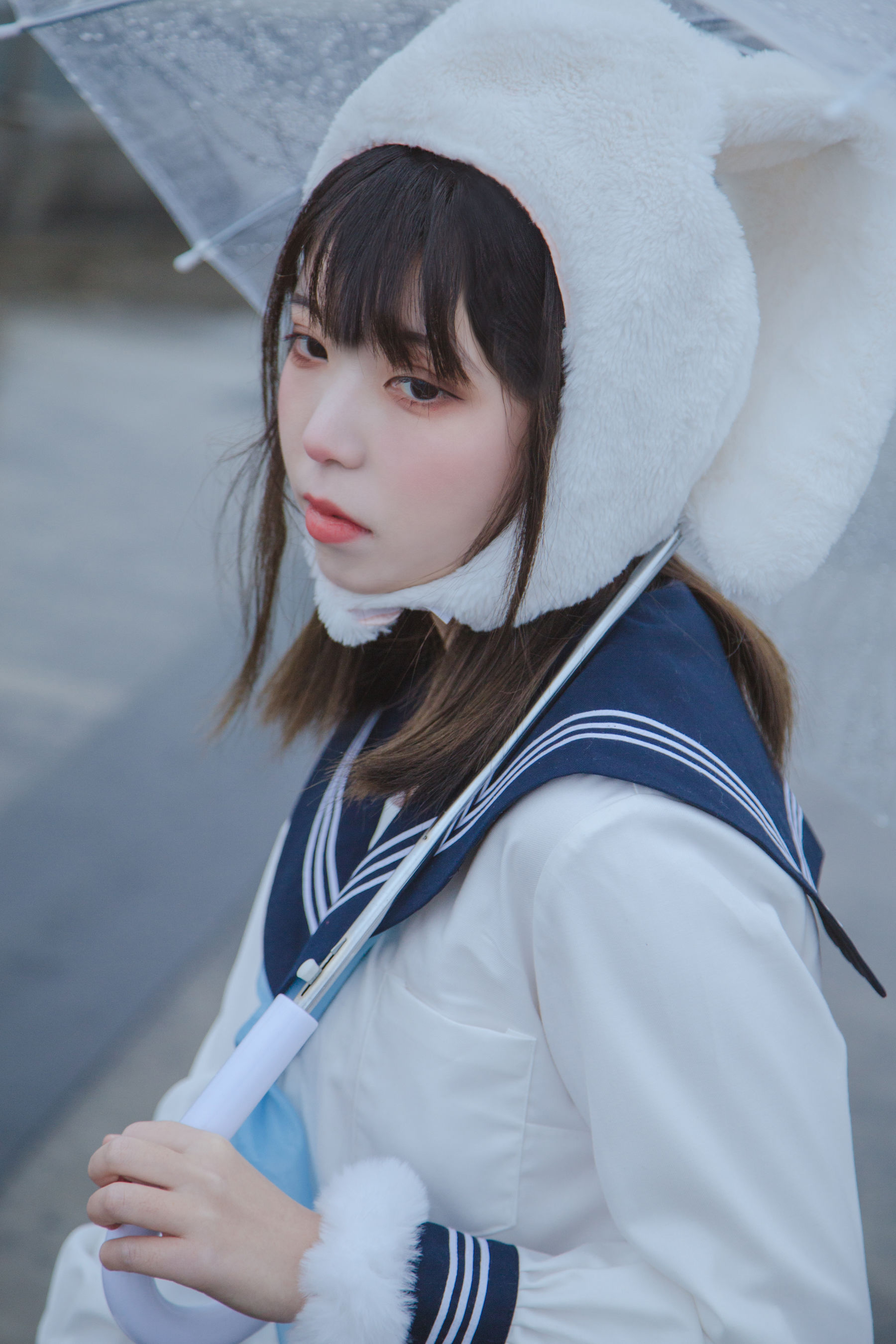 可爱妹子Fushii_海堂 - 兔兔头-图5