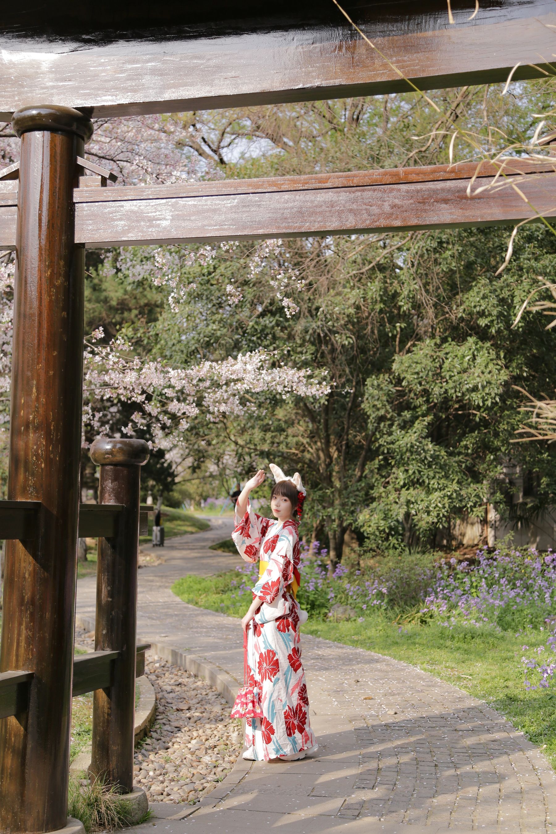 可爱妹子Fushii_海堂 - 樱花兔兔-图10