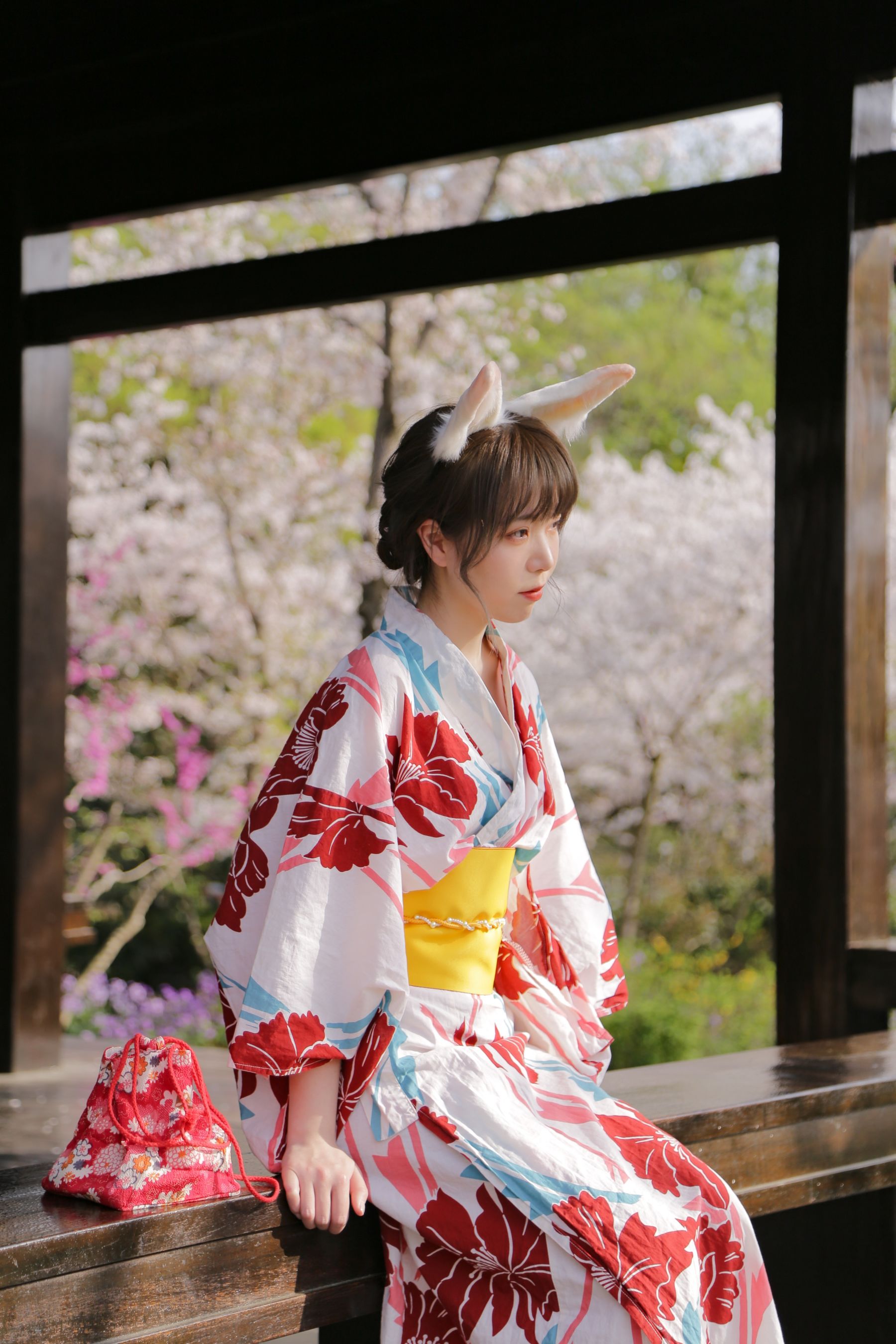 可爱妹子Fushii_海堂 - 樱花兔兔-图11