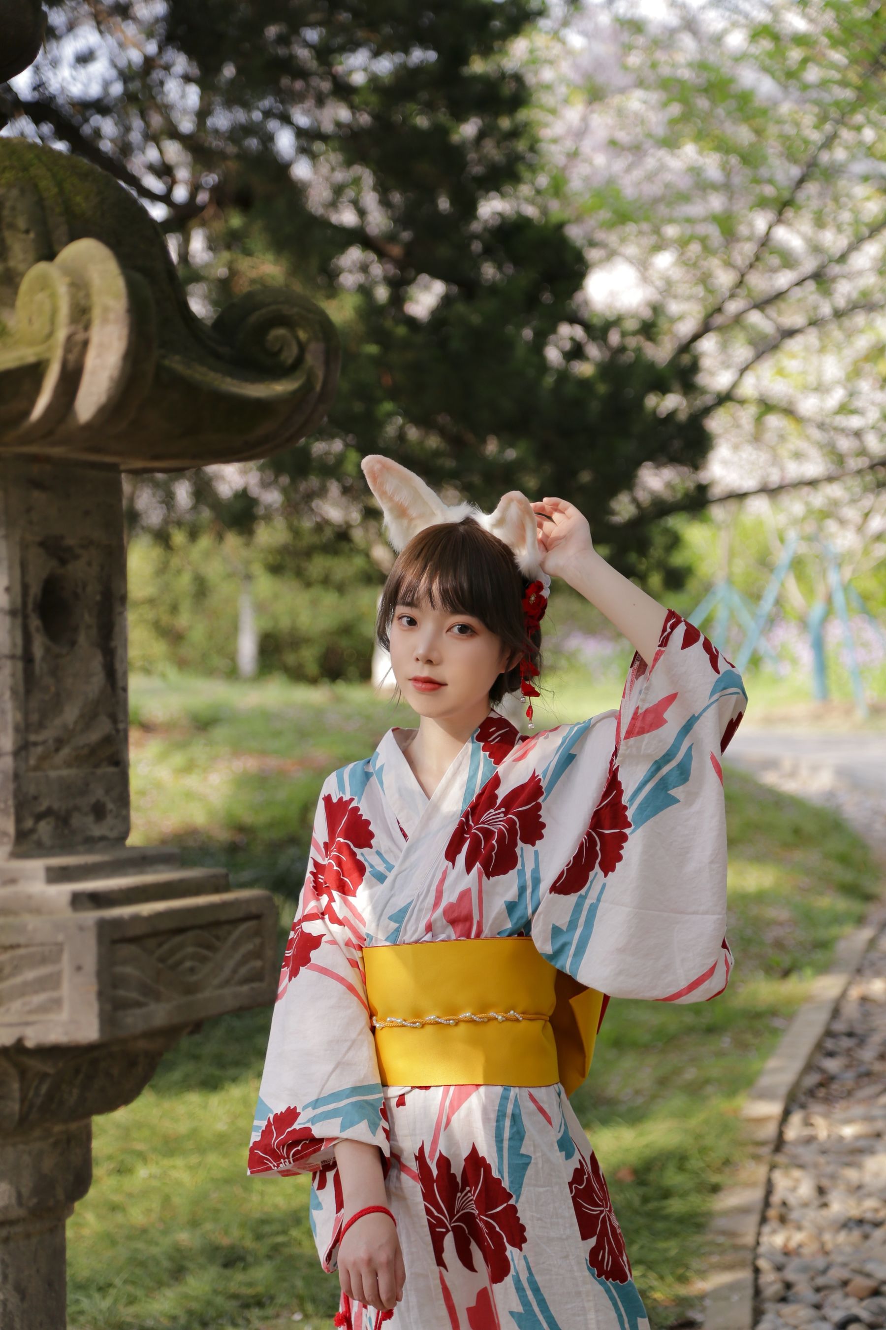 可爱妹子Fushii_海堂 - 樱花兔兔-图12