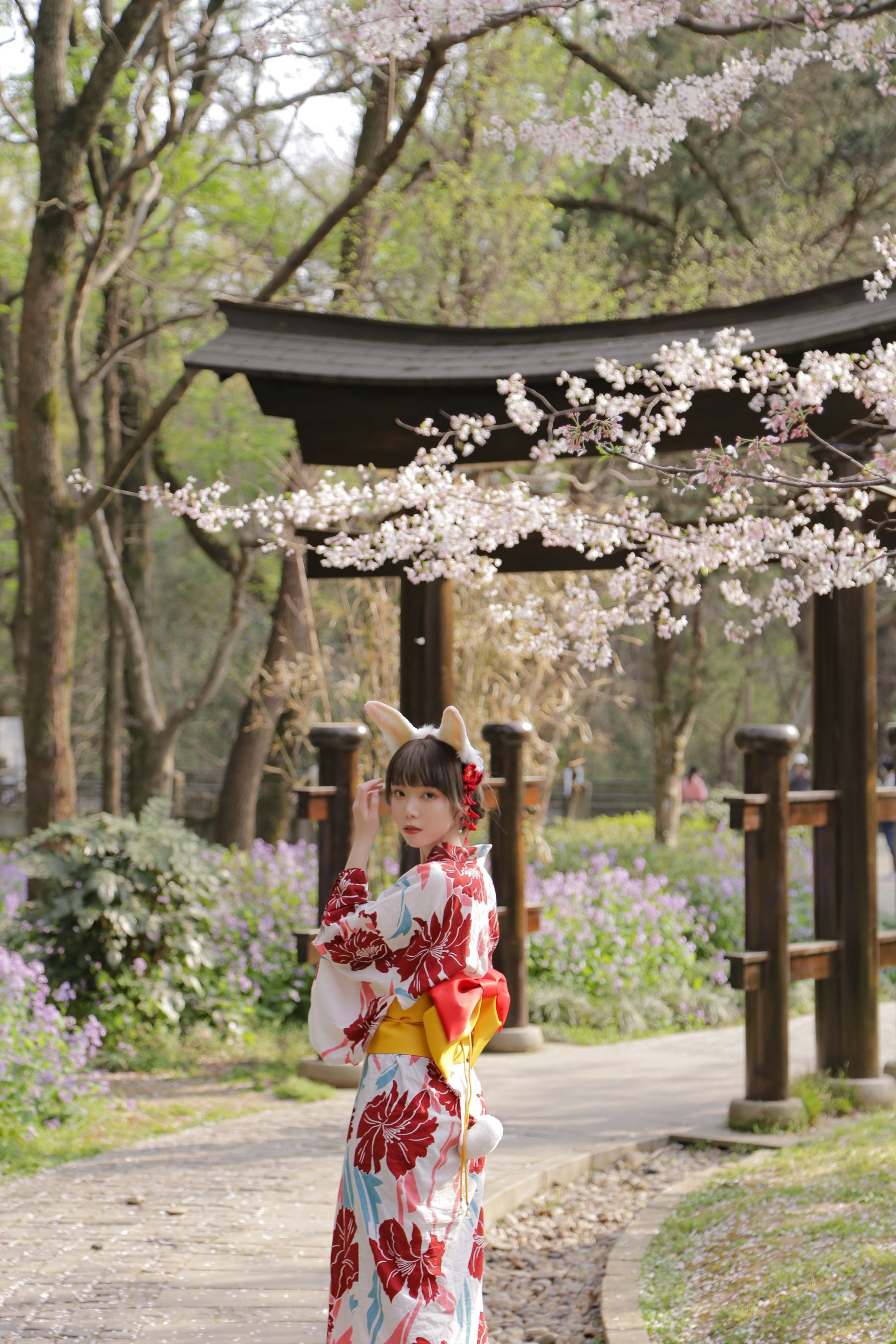 可爱妹子Fushii_海堂 - 樱花兔兔-图5