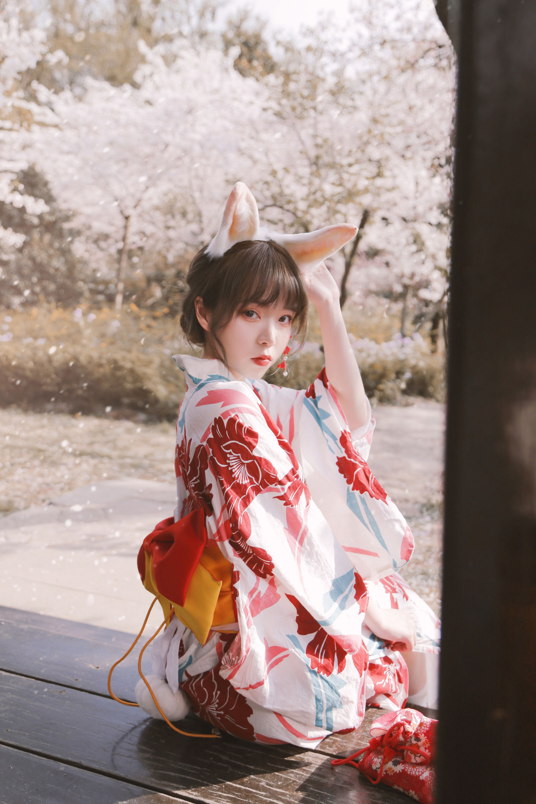 可爱妹子Fushii_海堂 - 樱花兔兔-图7