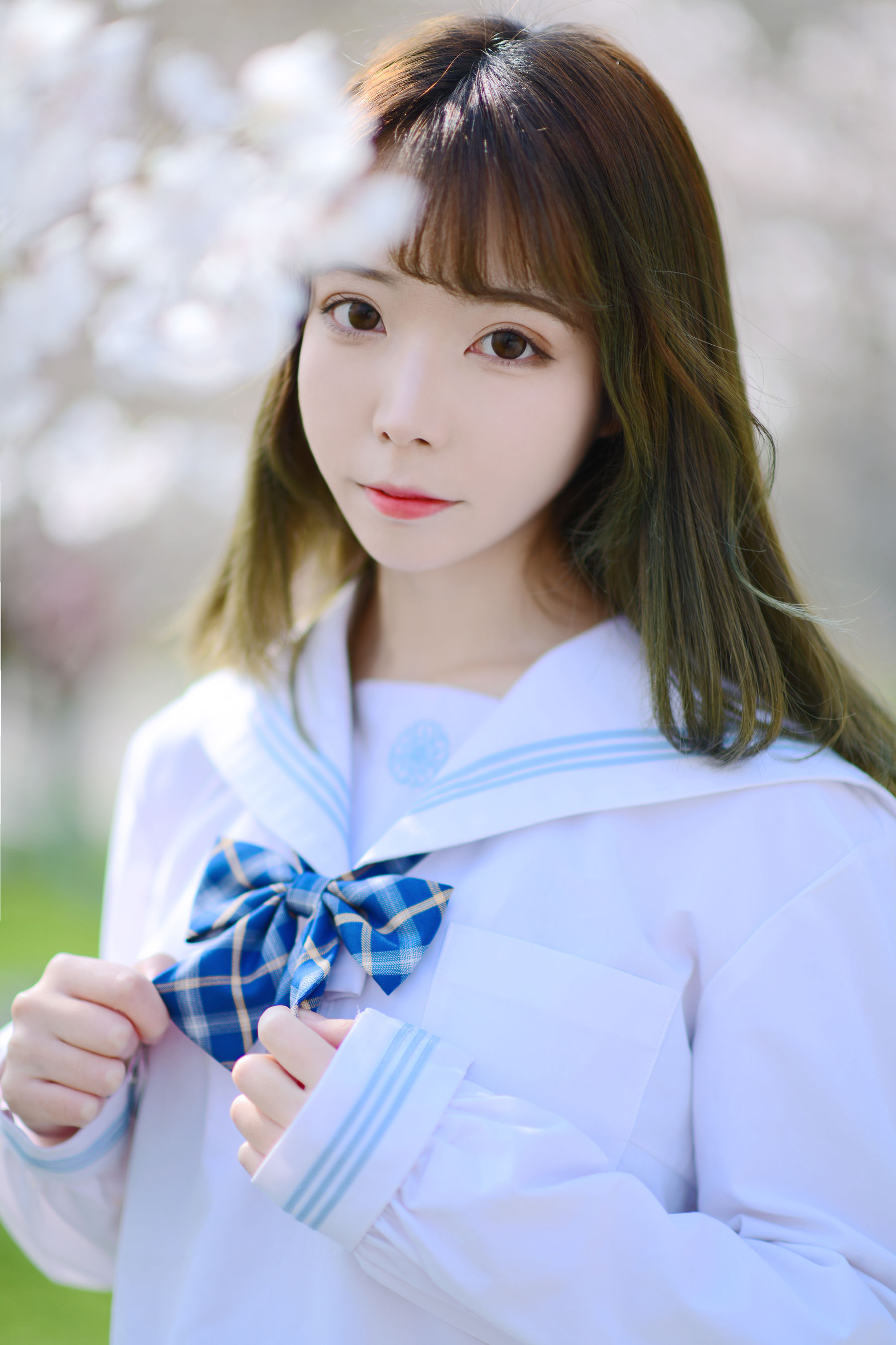 可爱妹子Fushii_海堂 - 樱花树下-图14