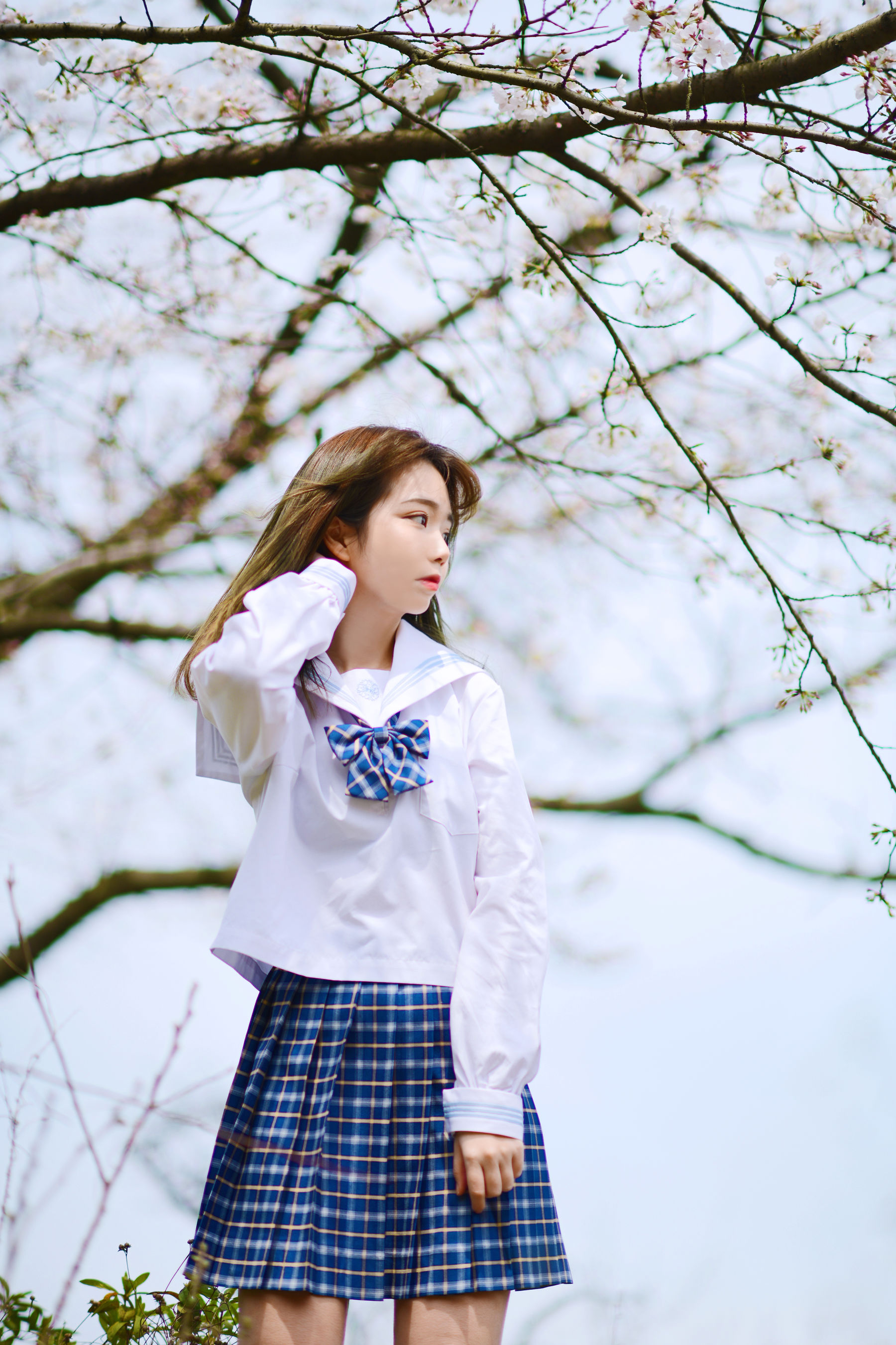 可爱妹子Fushii_海堂 - 樱花树下-图18