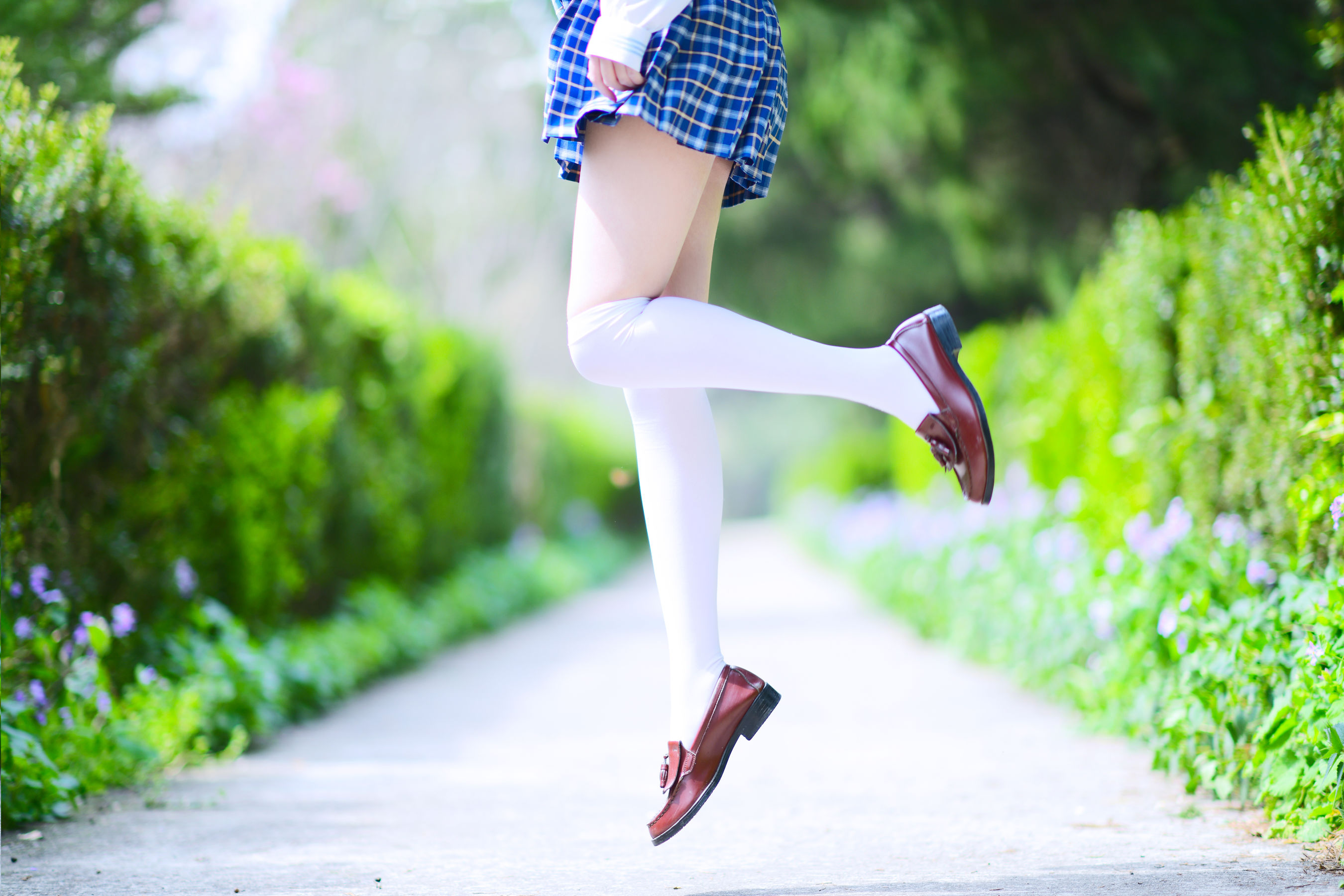 可爱妹子Fushii_海堂 - 樱花树下-图24