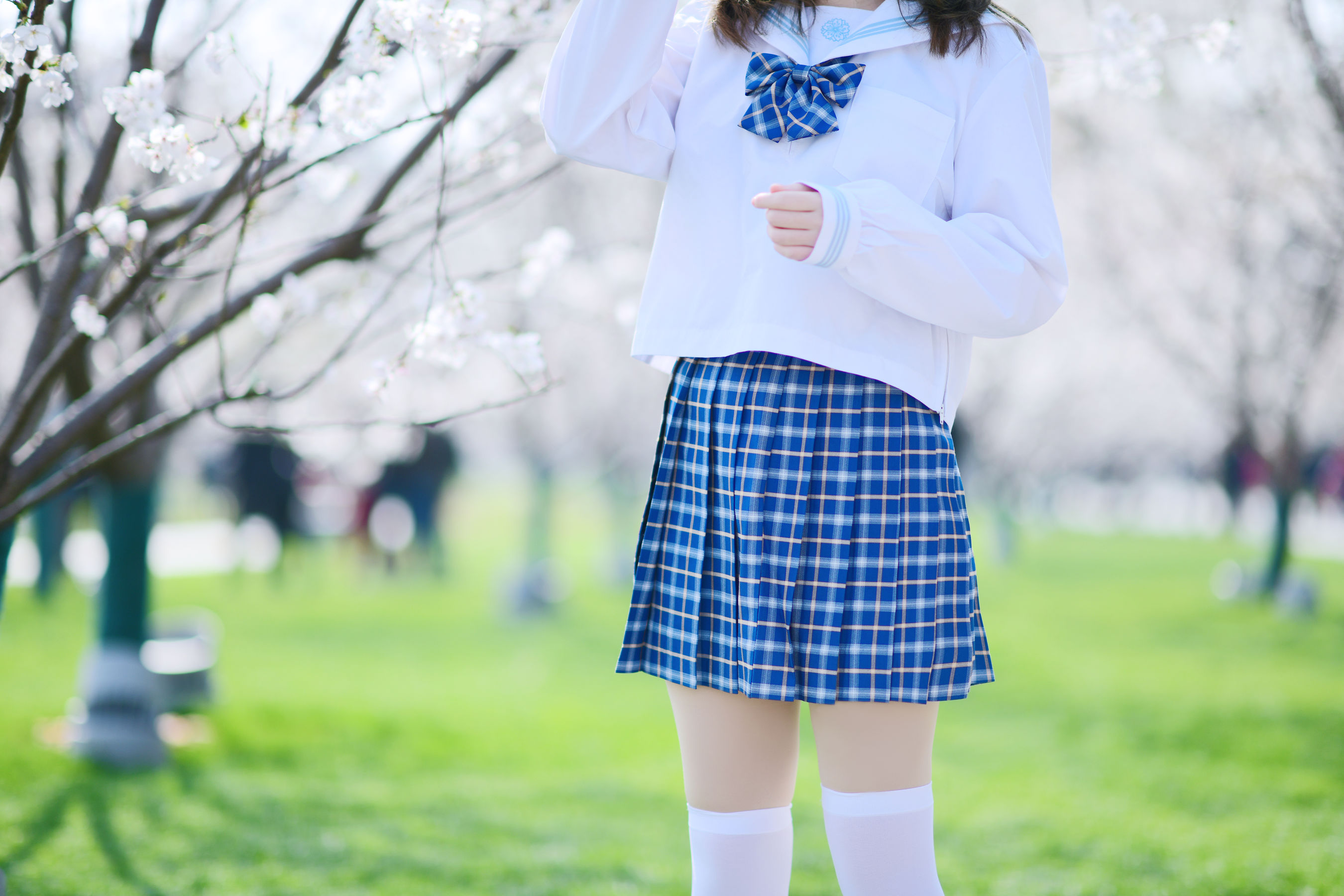 可爱妹子Fushii_海堂 - 樱花树下-图38