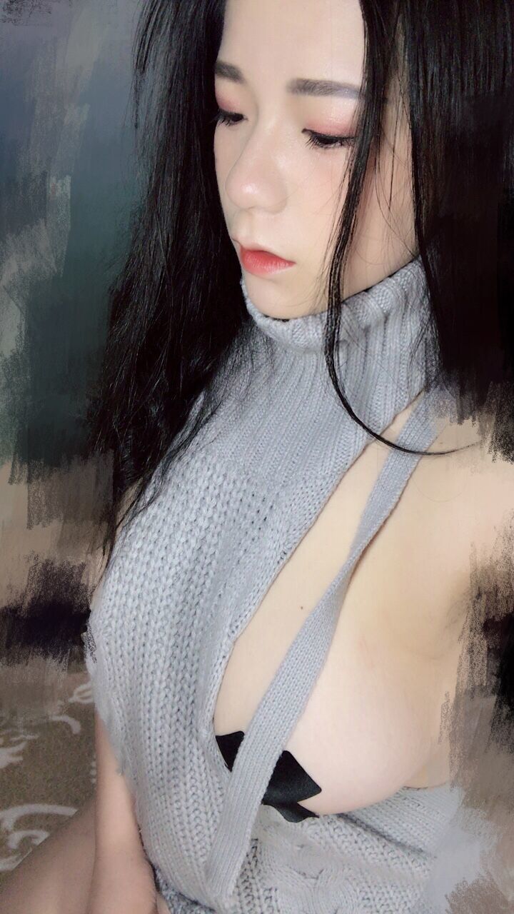 奶兔biubiu - 灰色毛衣-图20