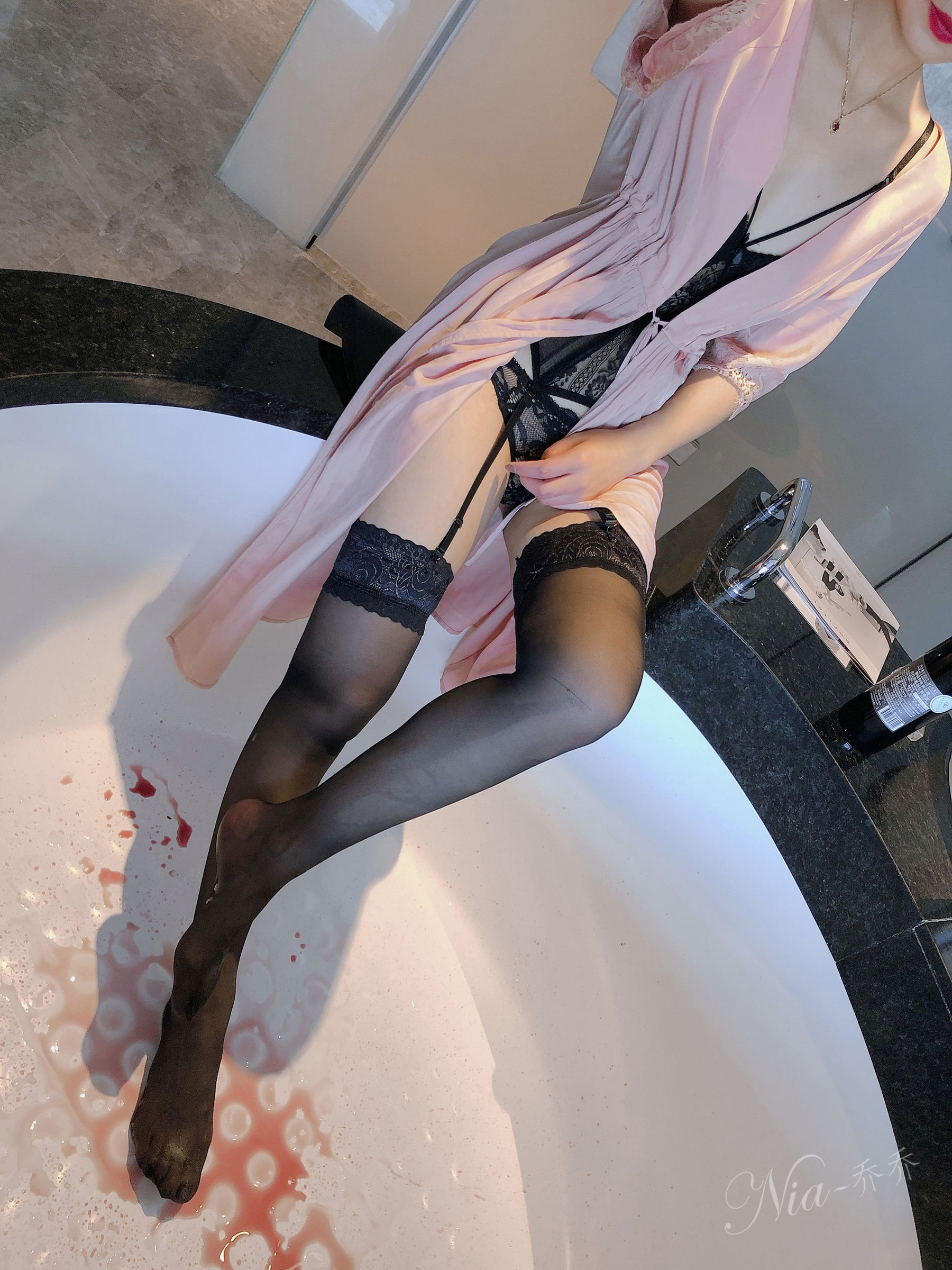 安乔乔儿(Nia乔乔) No.025 宿醉-图44