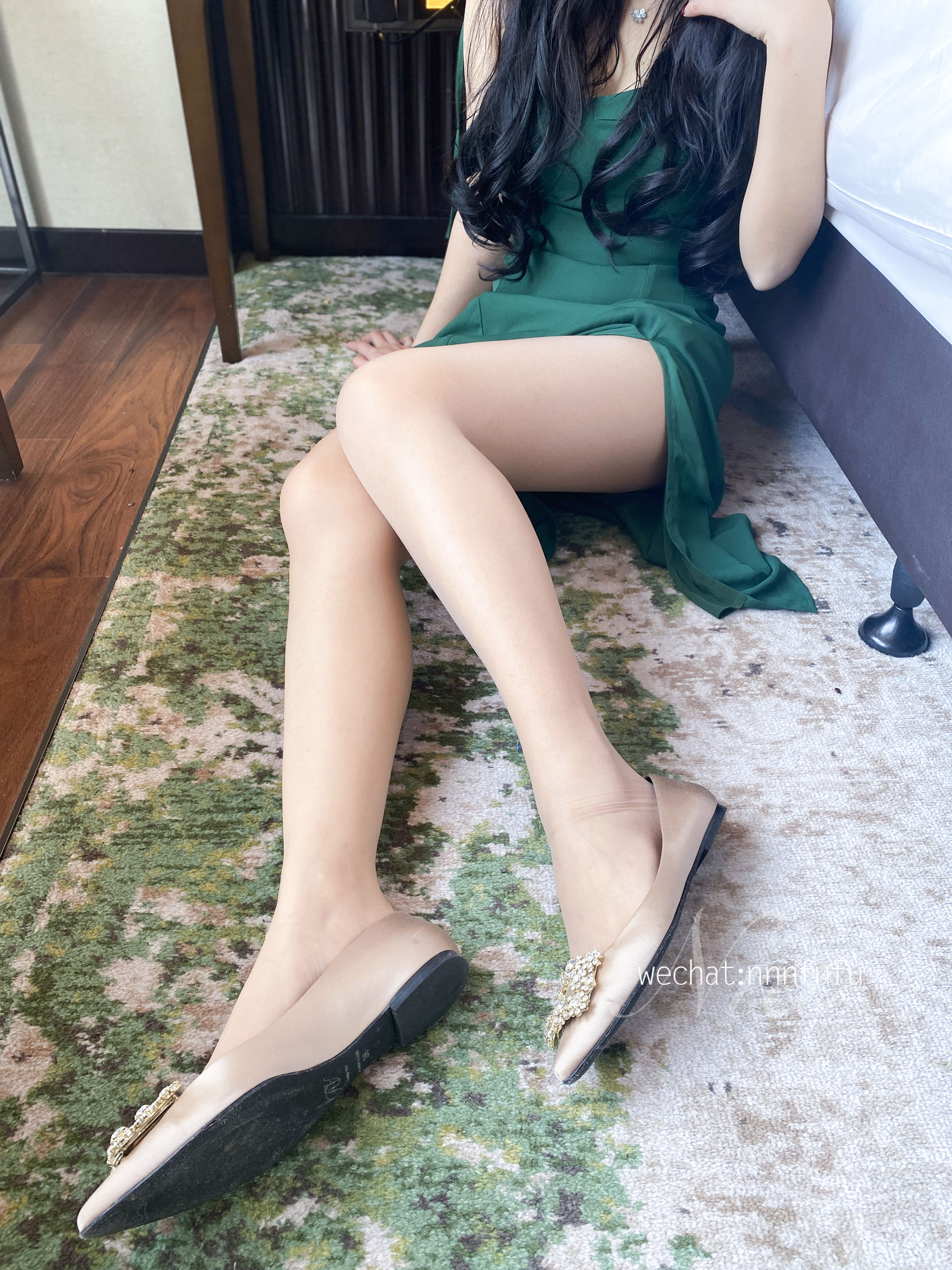 安乔乔儿(Nia乔乔) No.035 长裙肉丝-图7