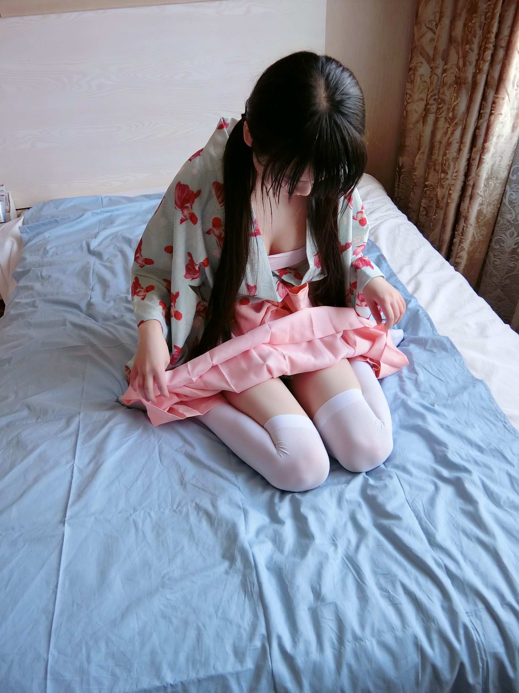 微博萌妹子西尔酱 - 金鱼和服-图9