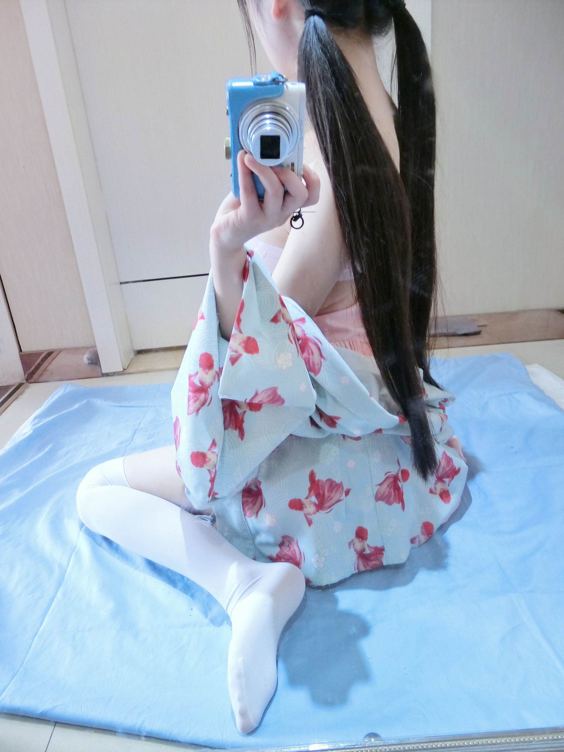 微博萌妹子西尔酱 - 金鱼和服-图28