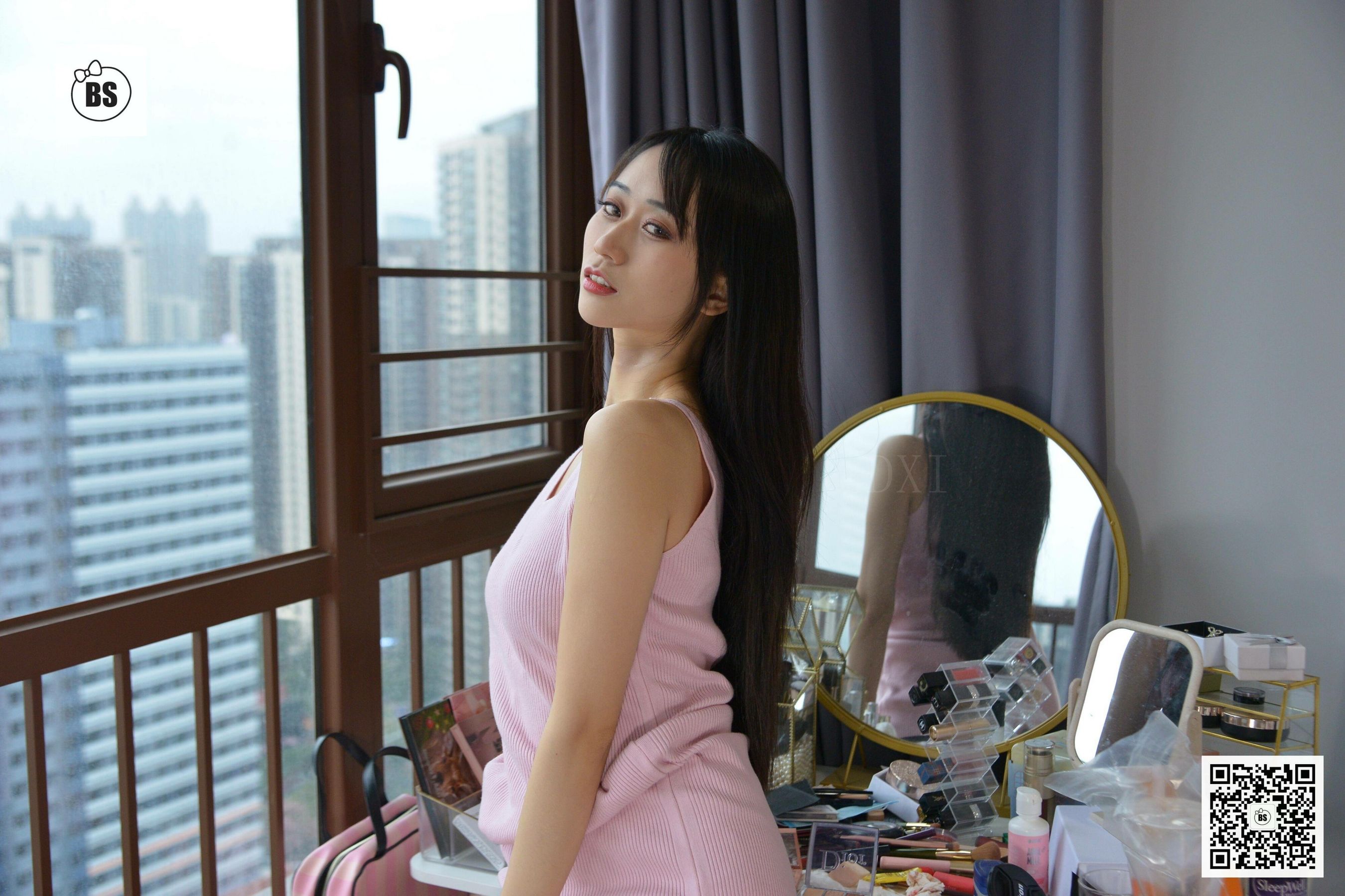 MX017 美西 窗台前的女朋友-图42