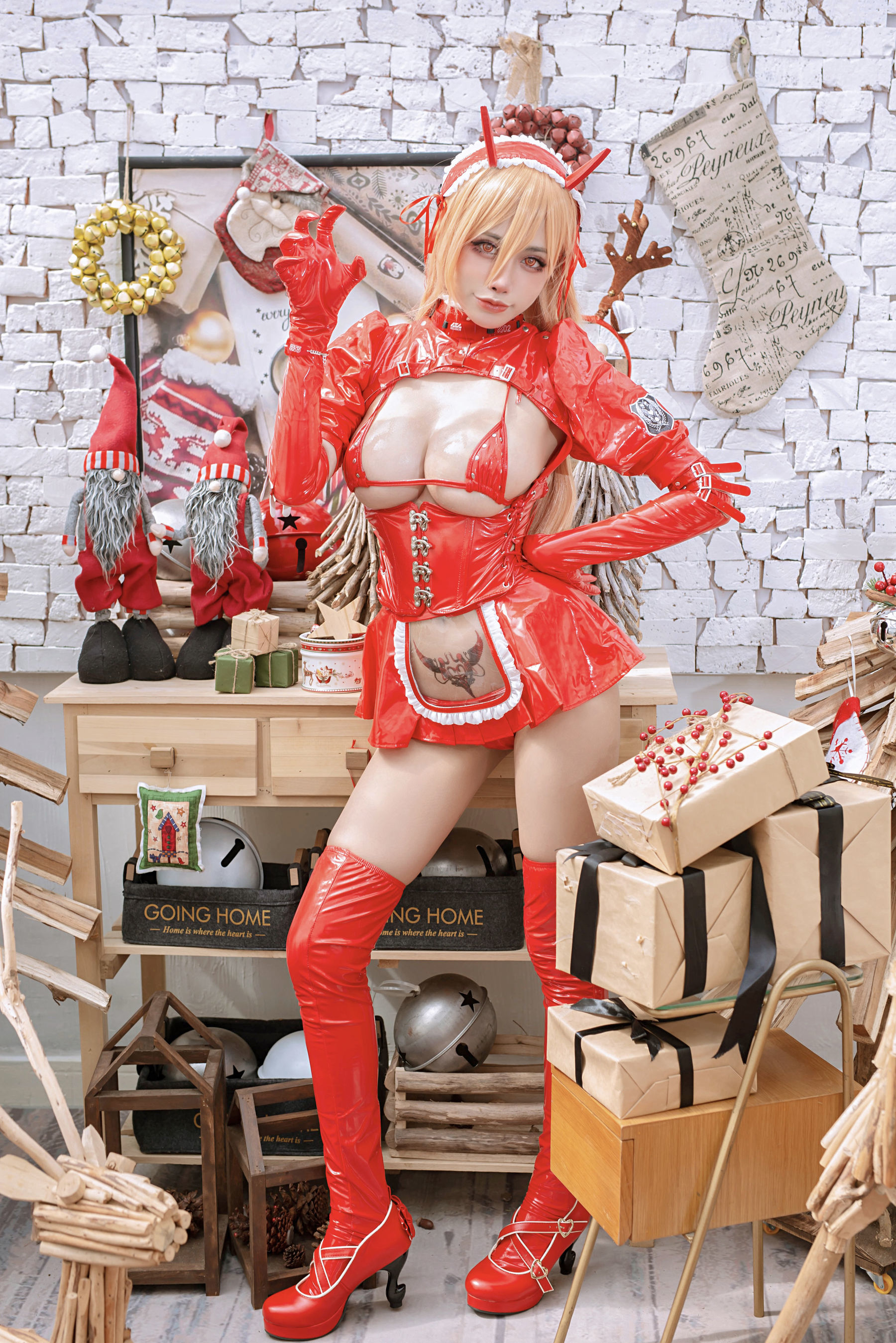 日本性感萝莉Byoru - Powa Christmas-图0