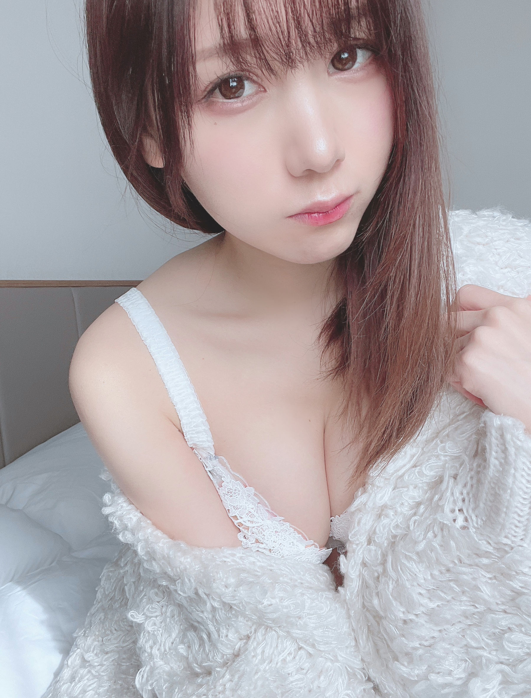 日本甜美COSERけんけん 20211120-温泉旅おまけ♨️+まっしろでふわふわ-图15