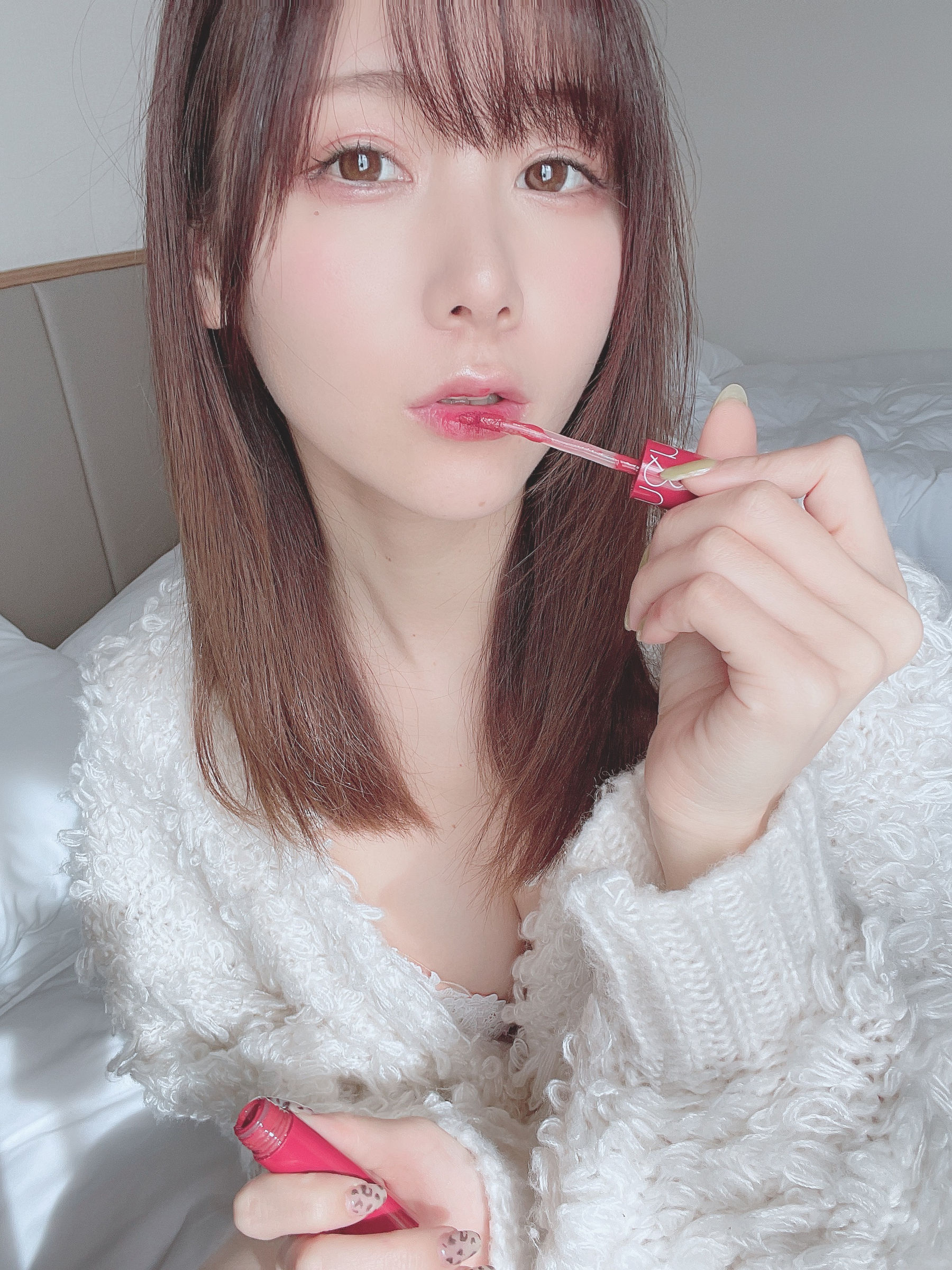 日本甜美COSERけんけん 20211120-温泉旅おまけ♨️+まっしろでふわふわ-图20