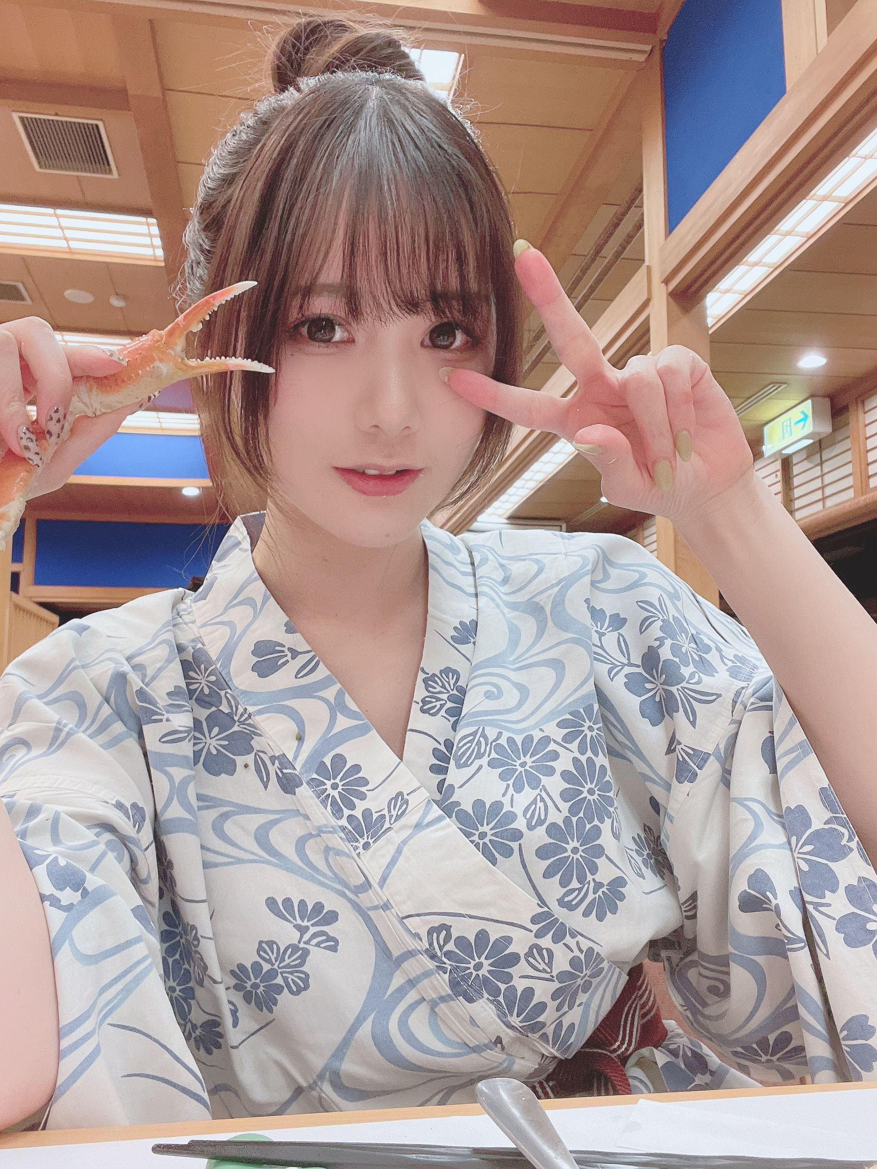 日本甜美COSERけんけん 20211120-温泉旅おまけ♨️+まっしろでふわふわ-图3