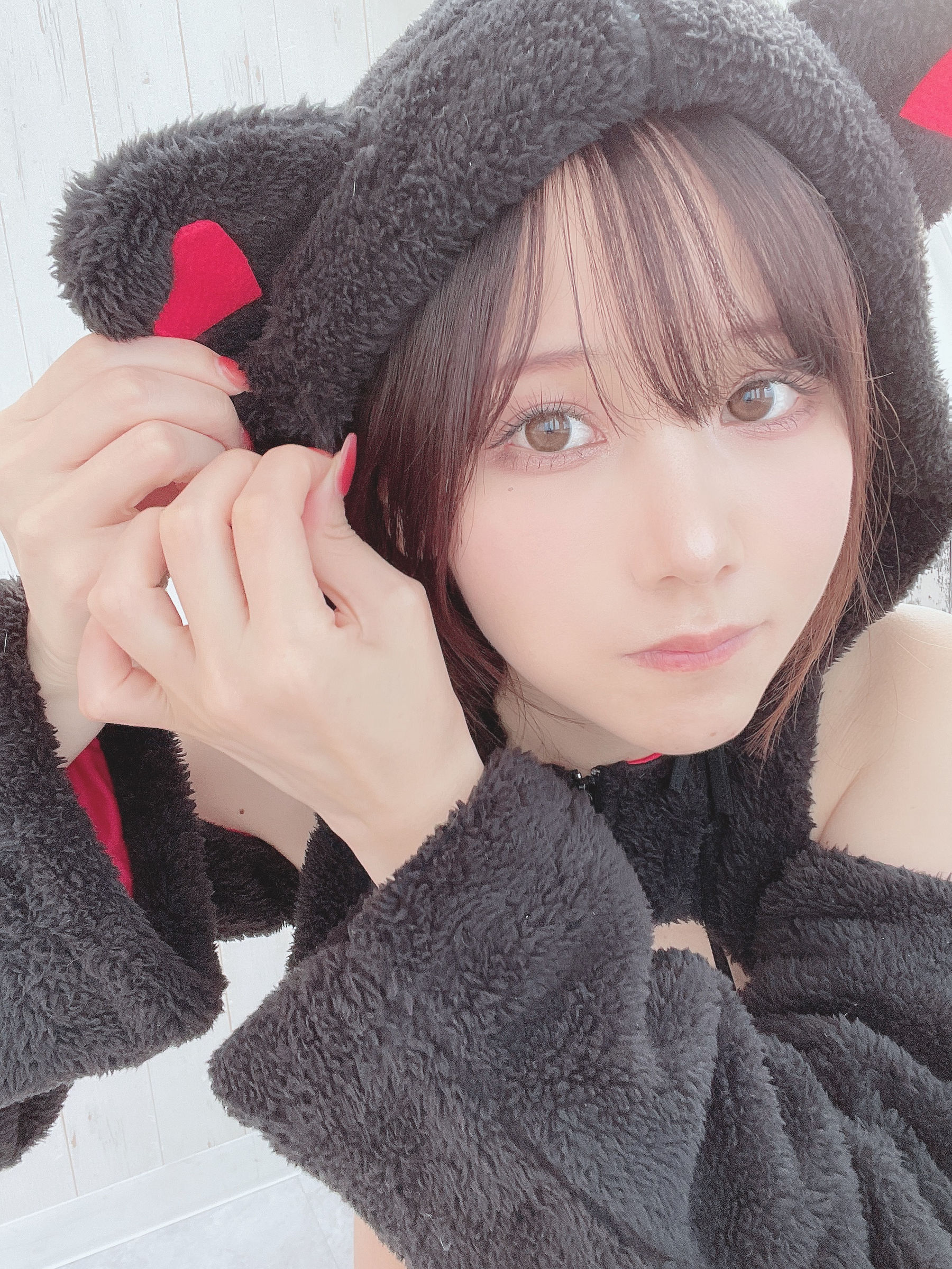 日本甜美COSERけんけん 20211127-黒猫ビキニ-图4