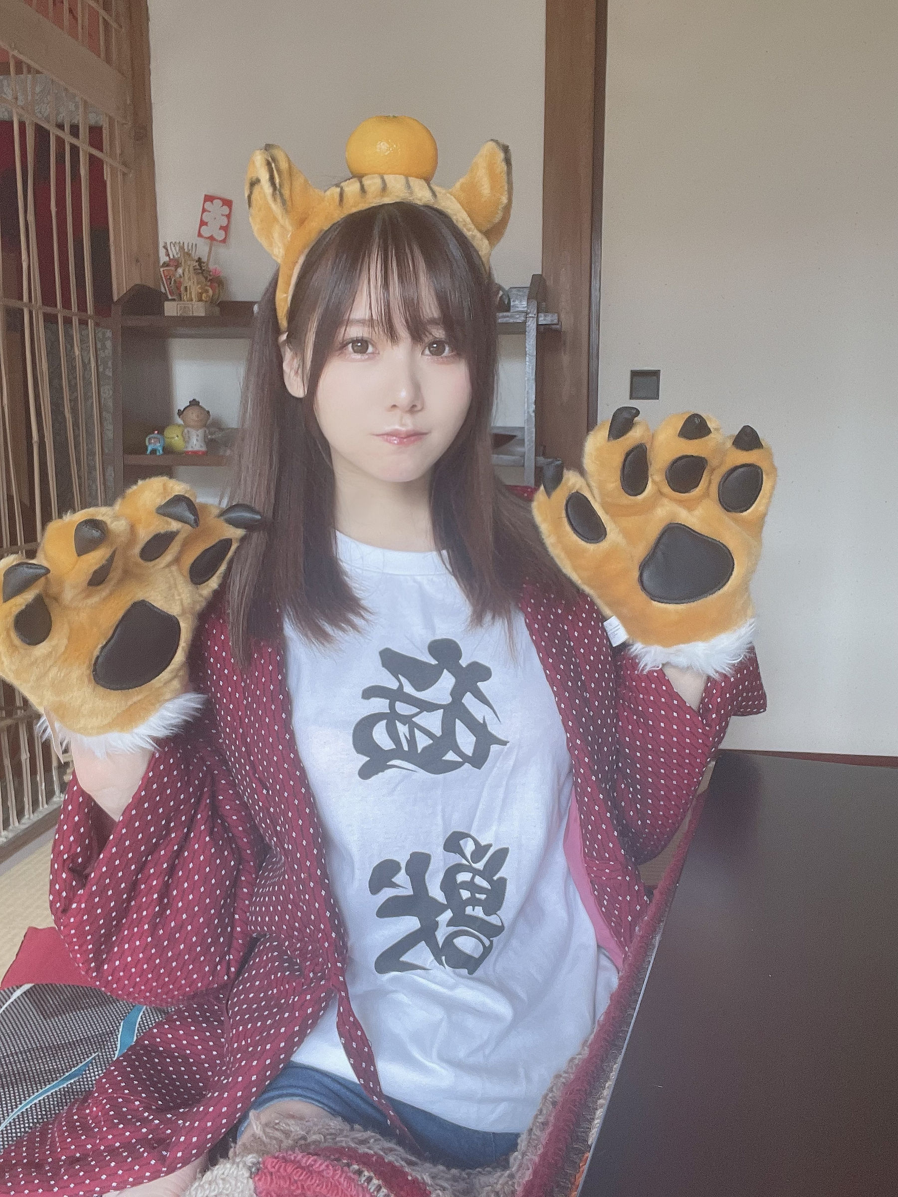 日本甜美COSERけんけん 20220104-寅年-图2