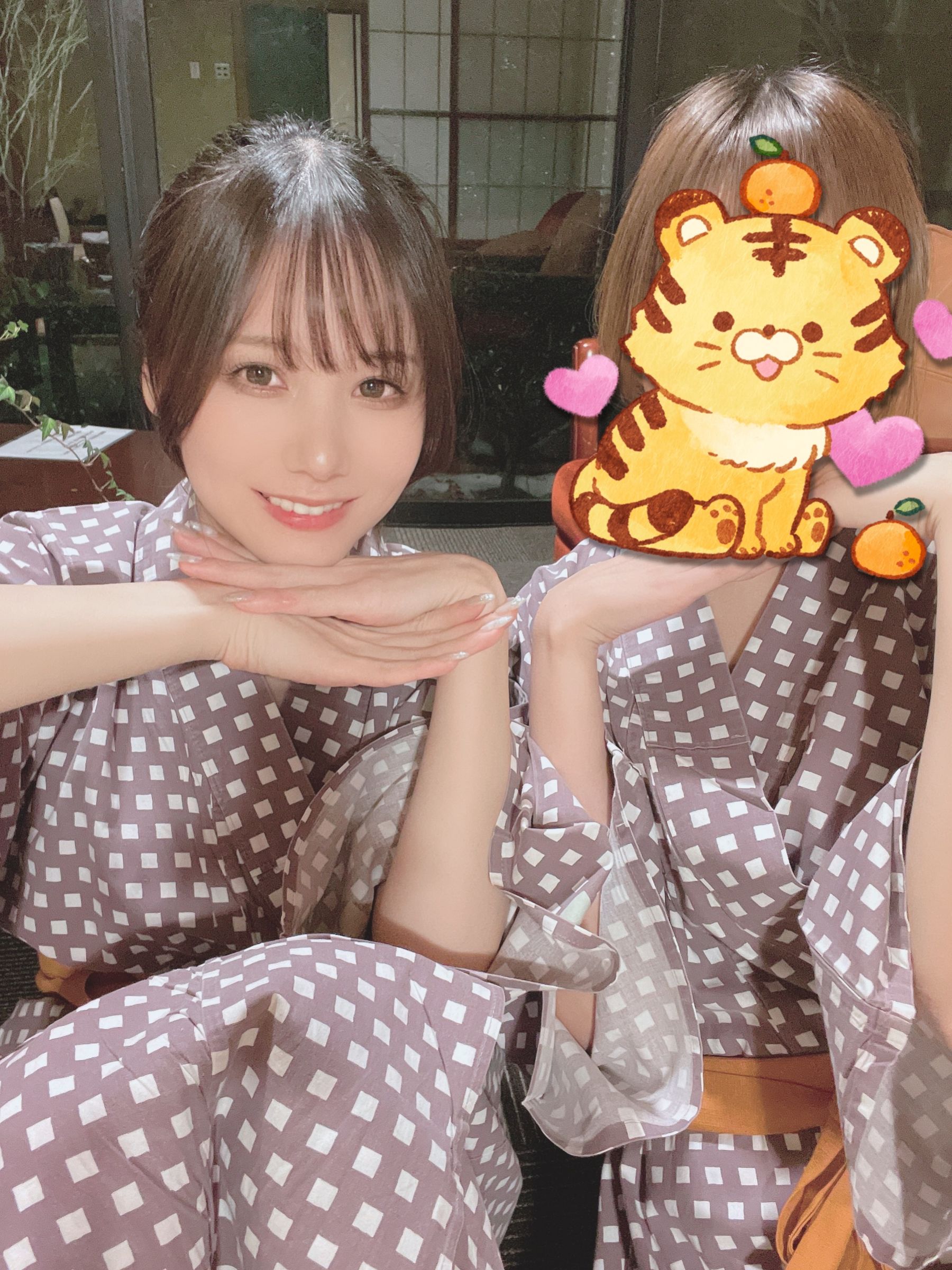 日本甜美COSERけんけん 20220111-石川観光+温泉浴衣-图12