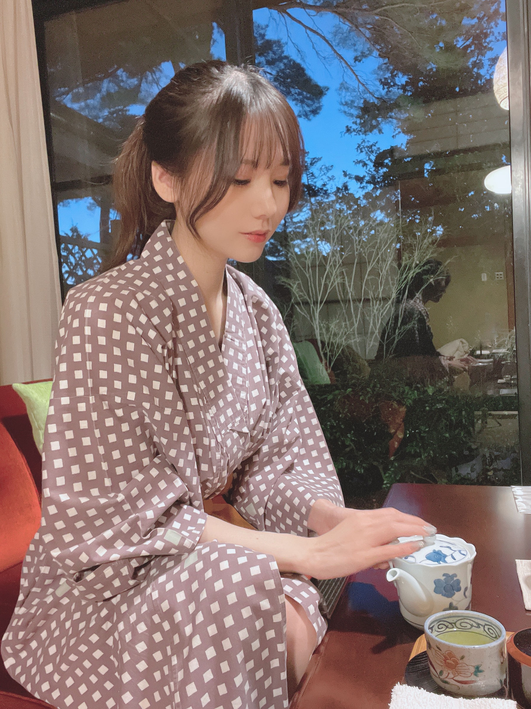 日本甜美COSERけんけん 20220111-石川観光+温泉浴衣-图18