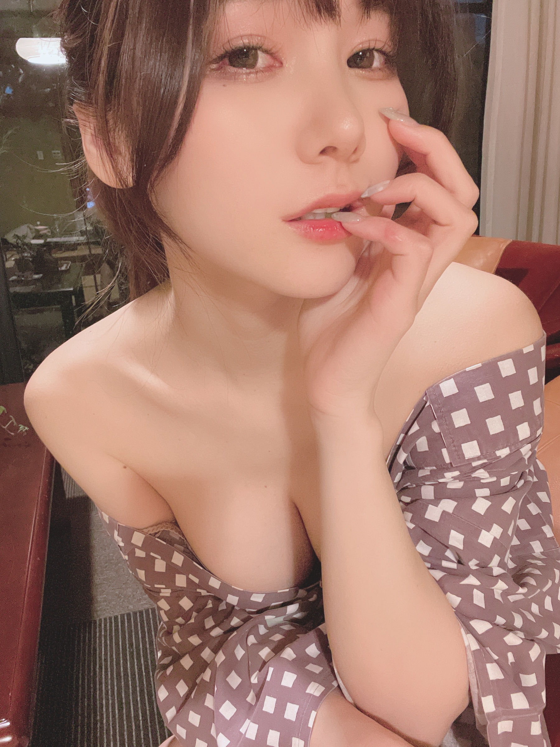 日本甜美COSERけんけん 20220111-石川観光+温泉浴衣-图23