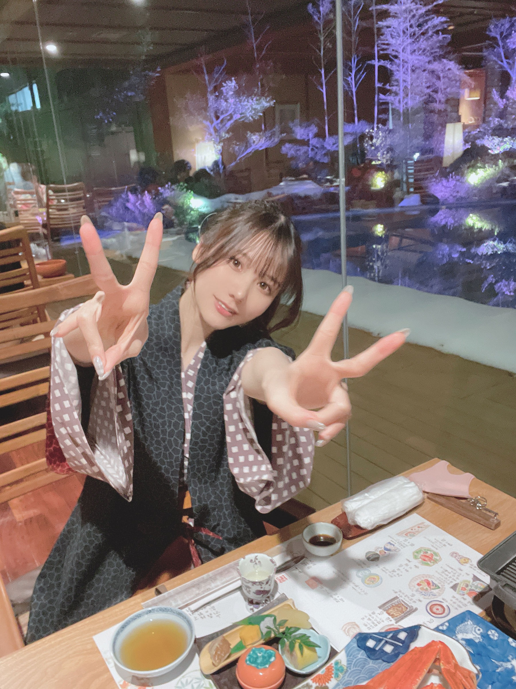 日本甜美COSERけんけん 20220111-石川観光+温泉浴衣-图6