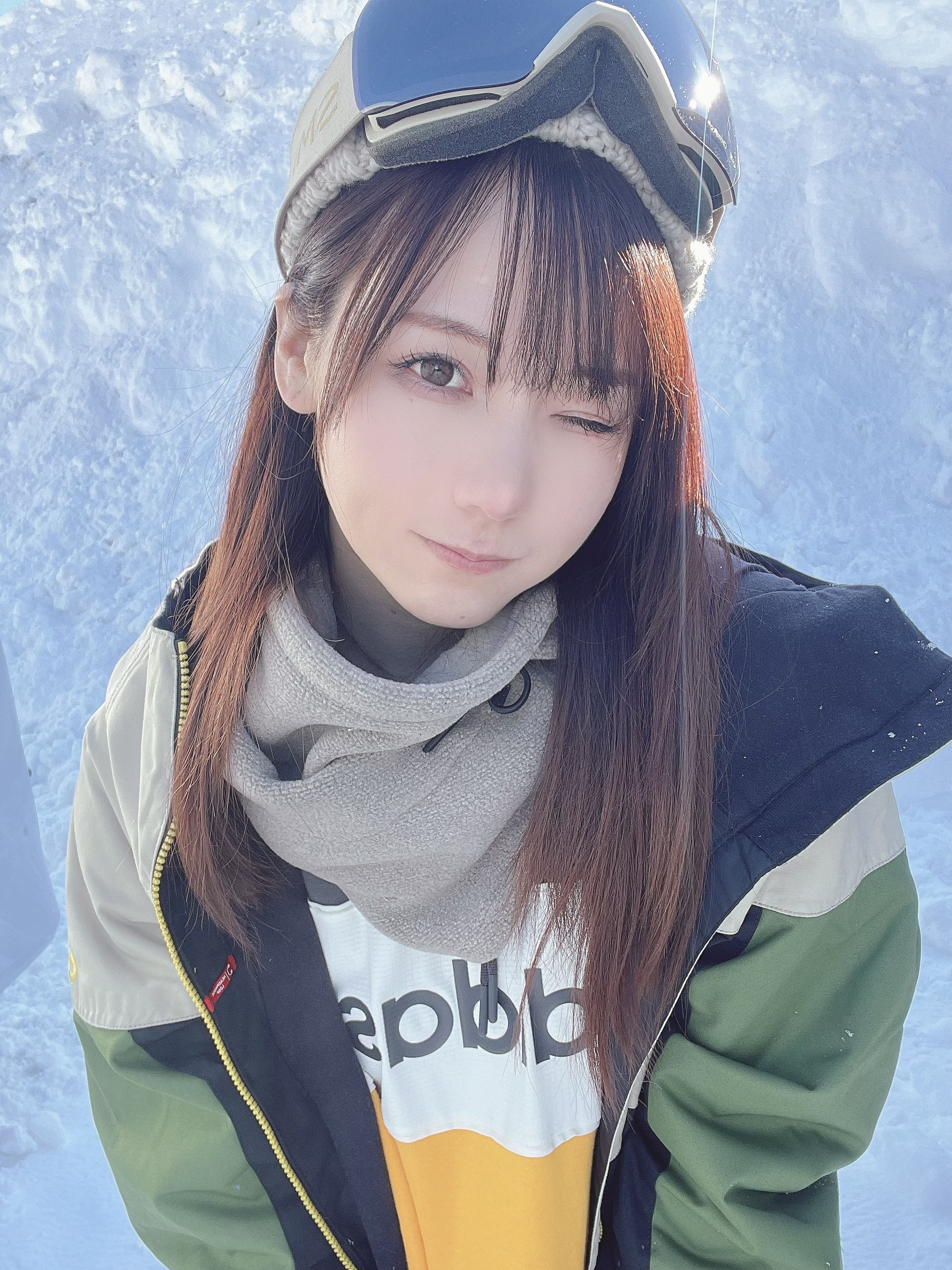 日本甜美COSERけんけん 20220131-スノボウェア-图9