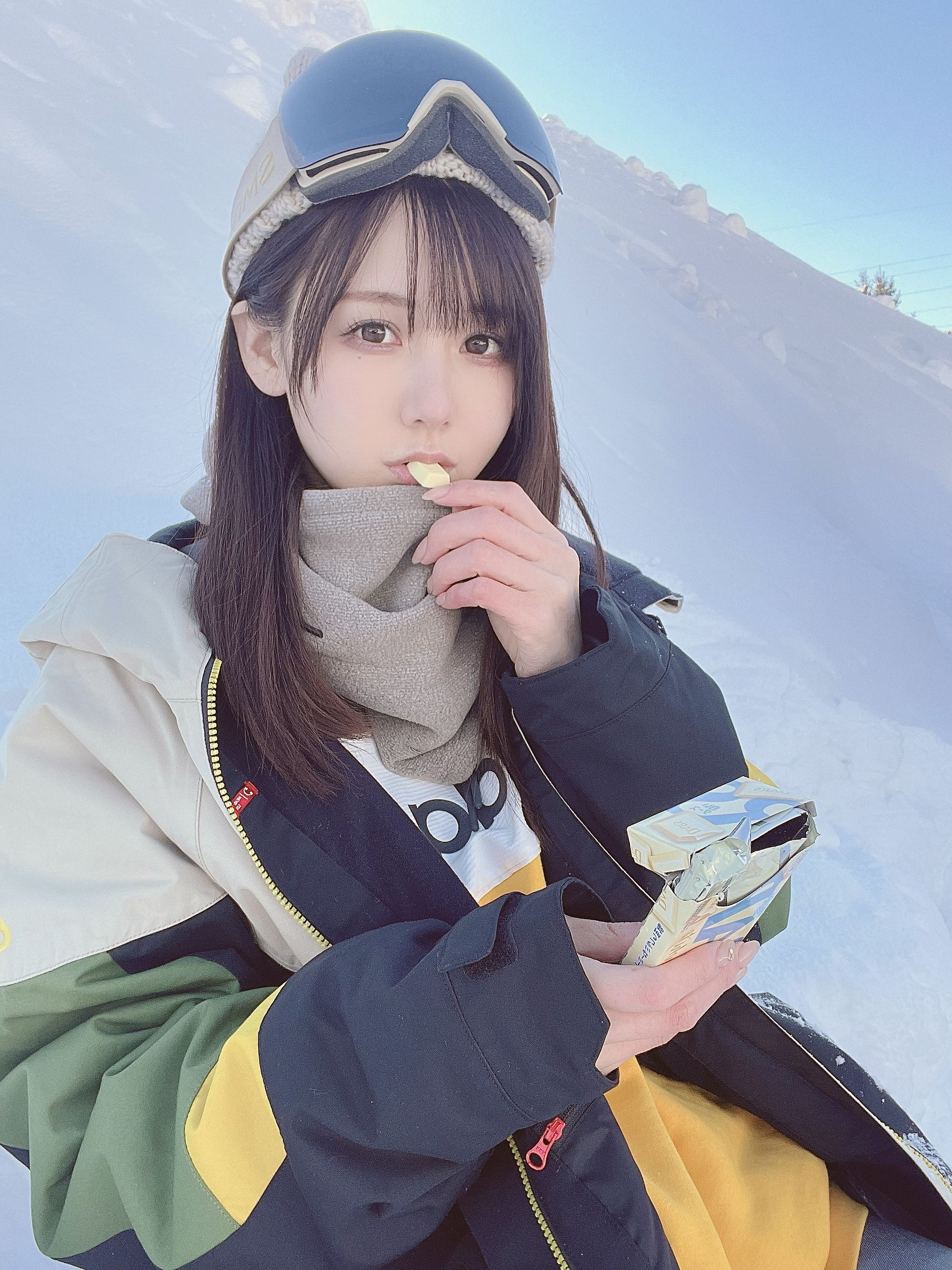 日本甜美COSERけんけん 20220131-スノボウェア-图7