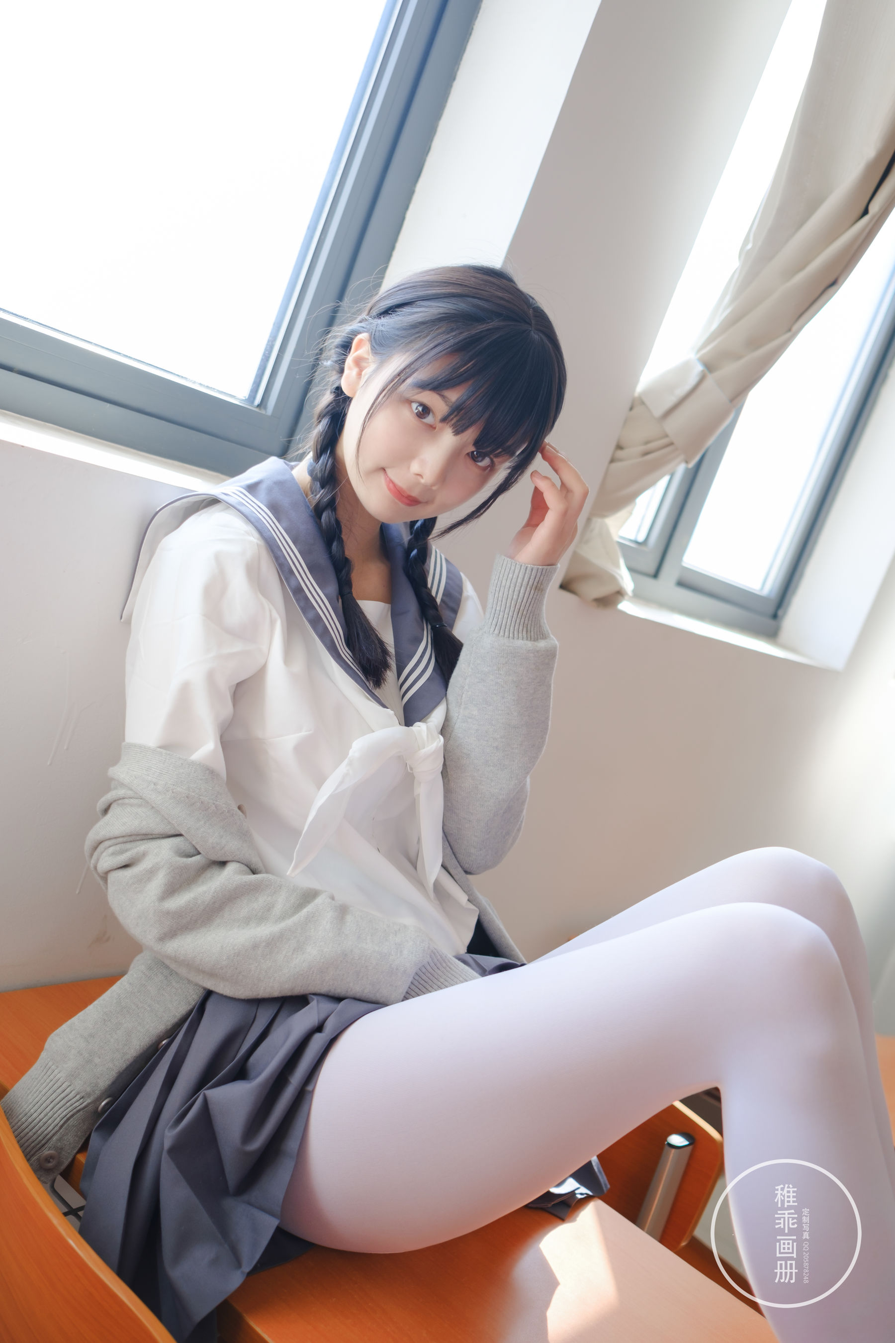 柴系小乖(稚乖画册) - 晴空 赤西夜夜 80D白丝-图15