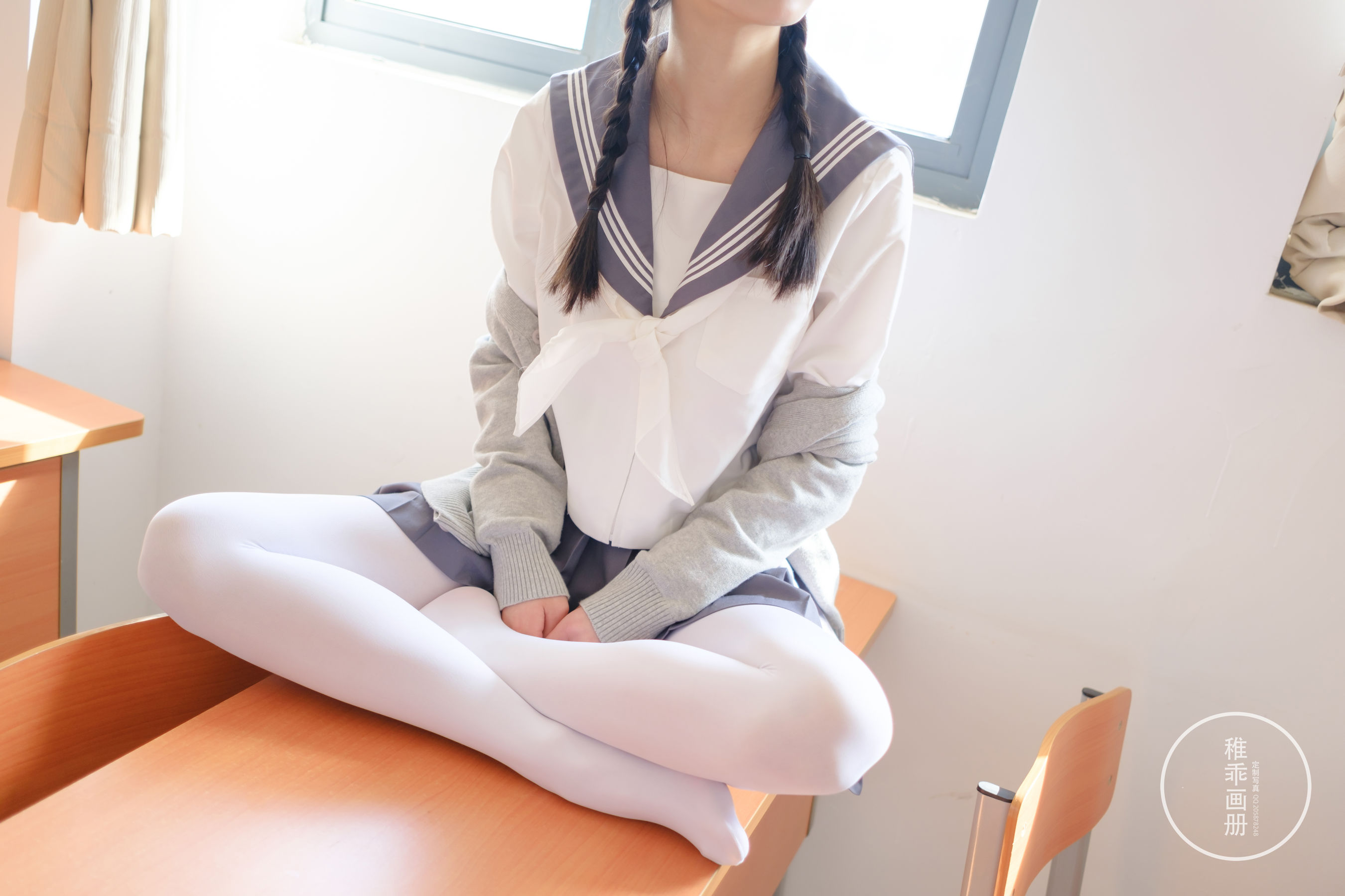 柴系小乖(稚乖画册) - 晴空 赤西夜夜 80D白丝-图18