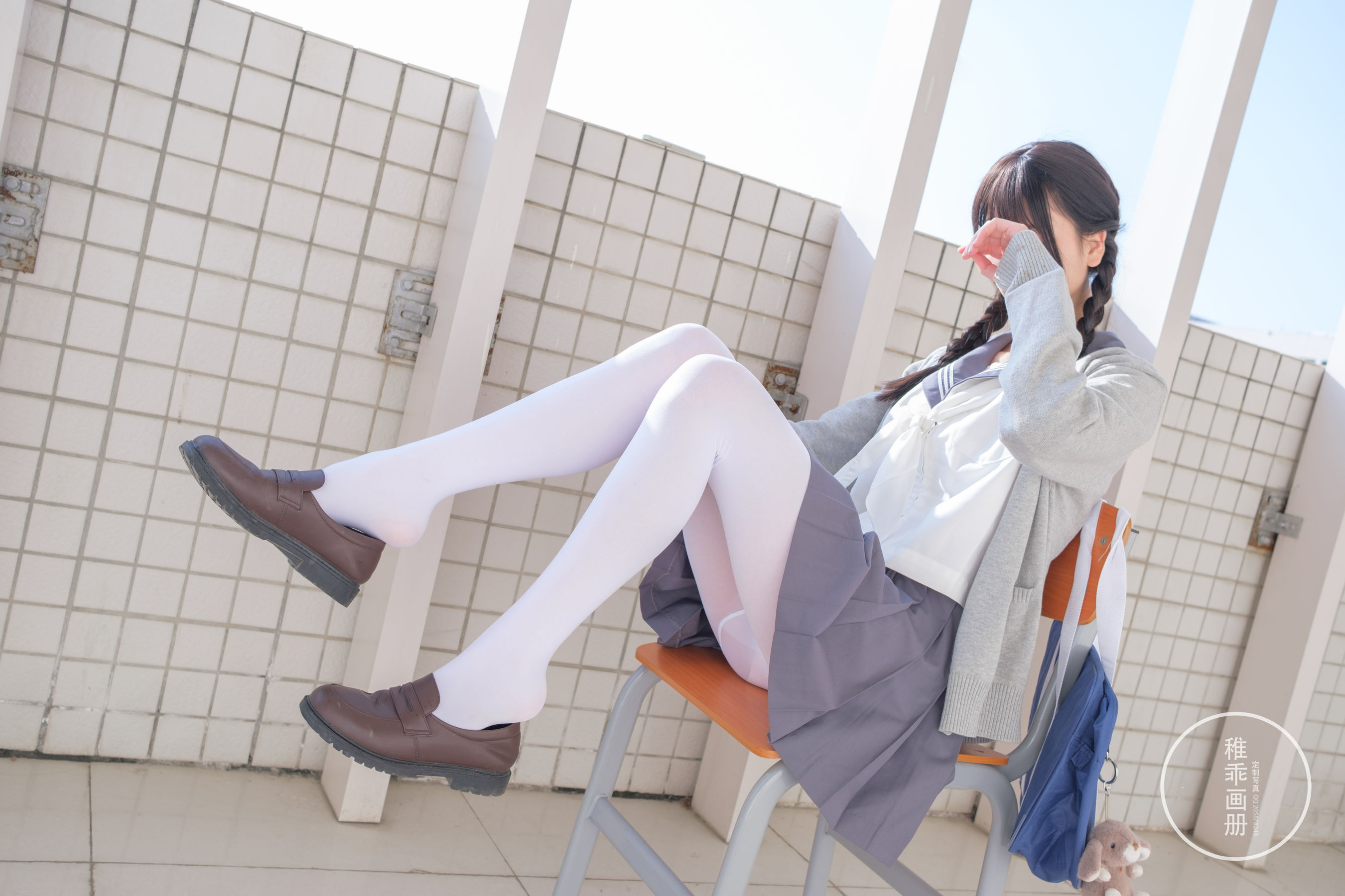 柴系小乖(稚乖画册) - 晴空 赤西夜夜 80D白丝-图37