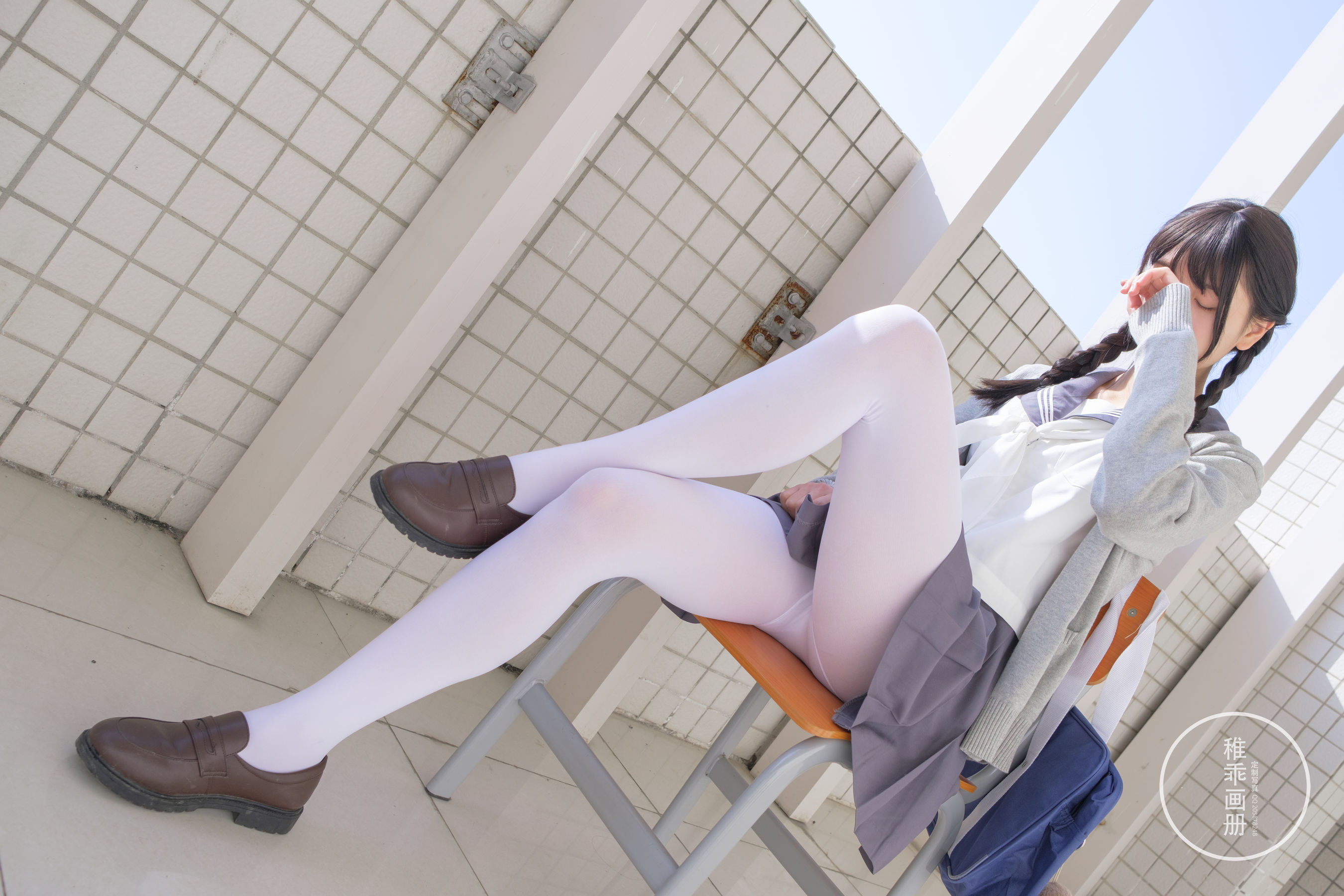 柴系小乖(稚乖画册) - 晴空 赤西夜夜 80D白丝-图38