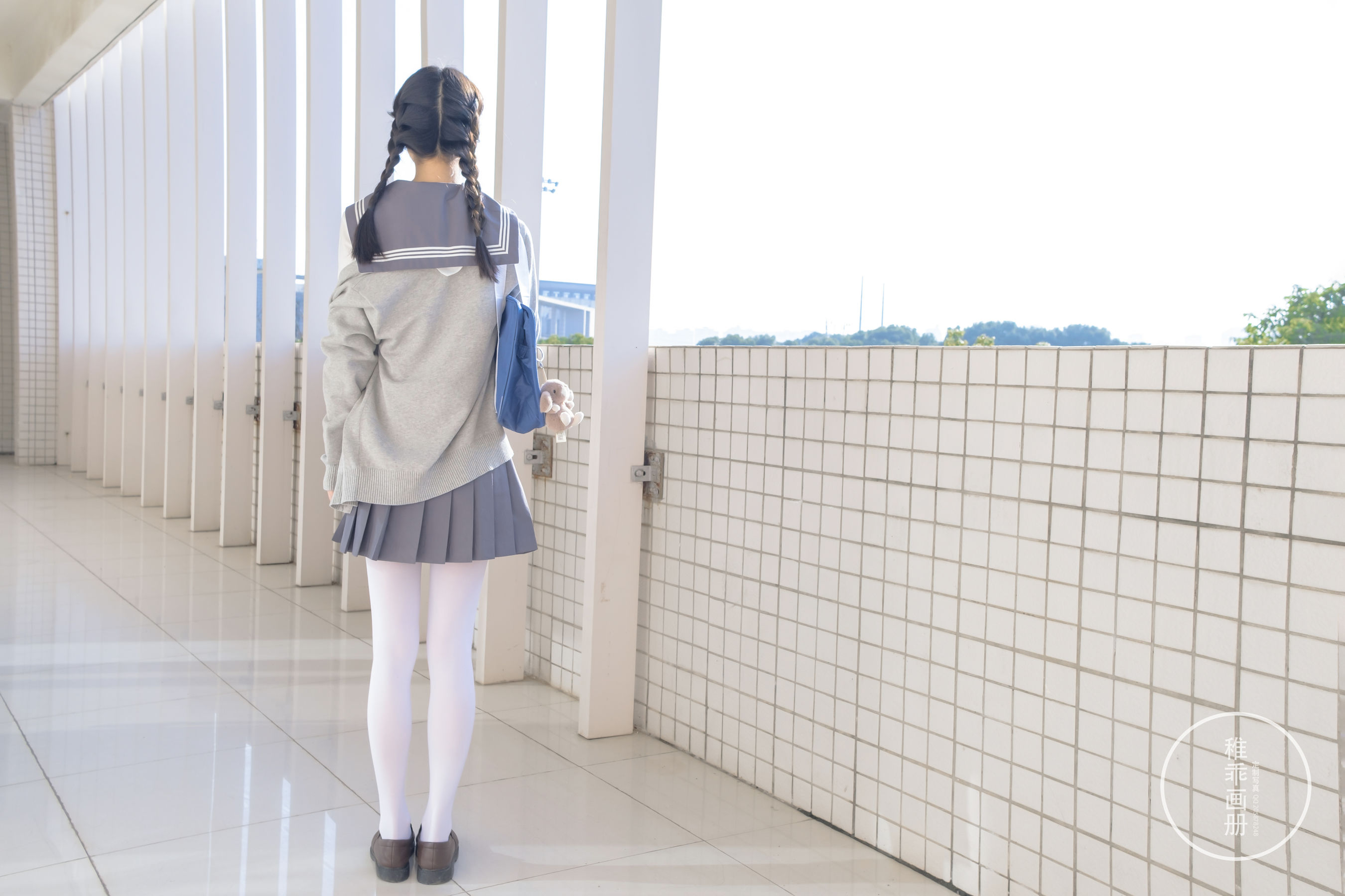 柴系小乖(稚乖画册) - 晴空 赤西夜夜 80D白丝-图39