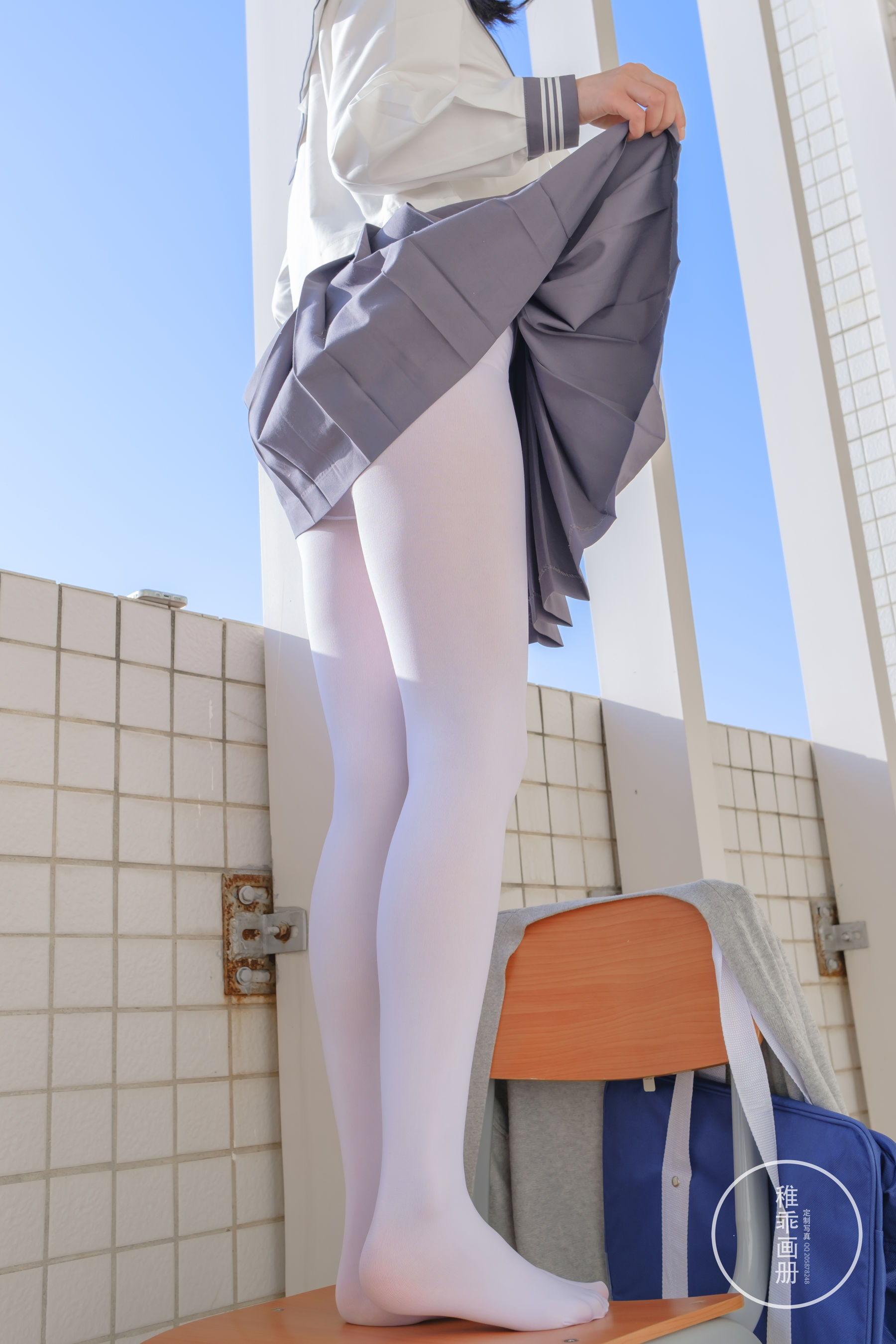 柴系小乖(稚乖画册) - 晴空 赤西夜夜 80D白丝-图45